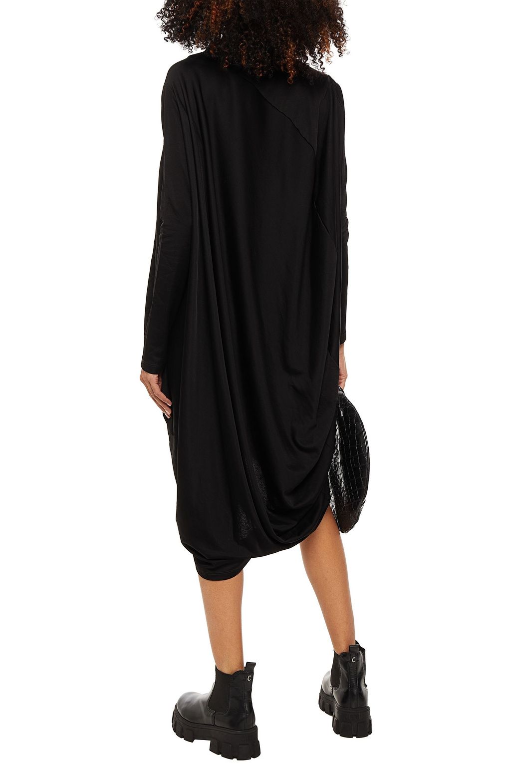 MM6 MAISON MARGIELA Oversized satin-jersey dress