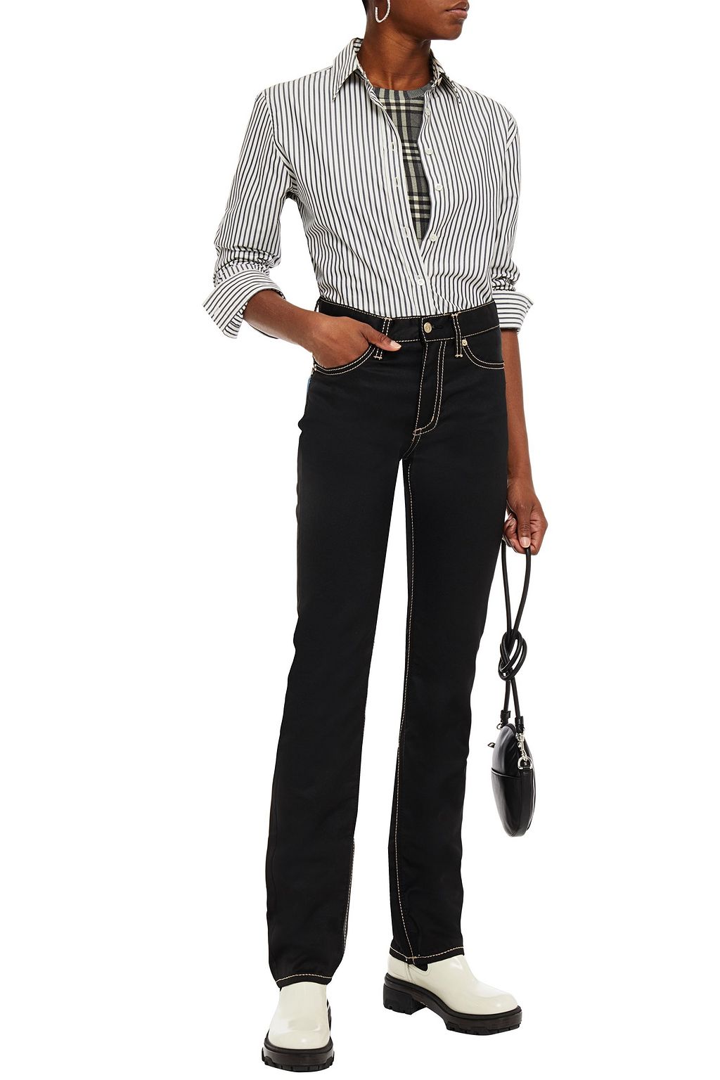 EYTYS Cypress mid-rise straight-leg jeans