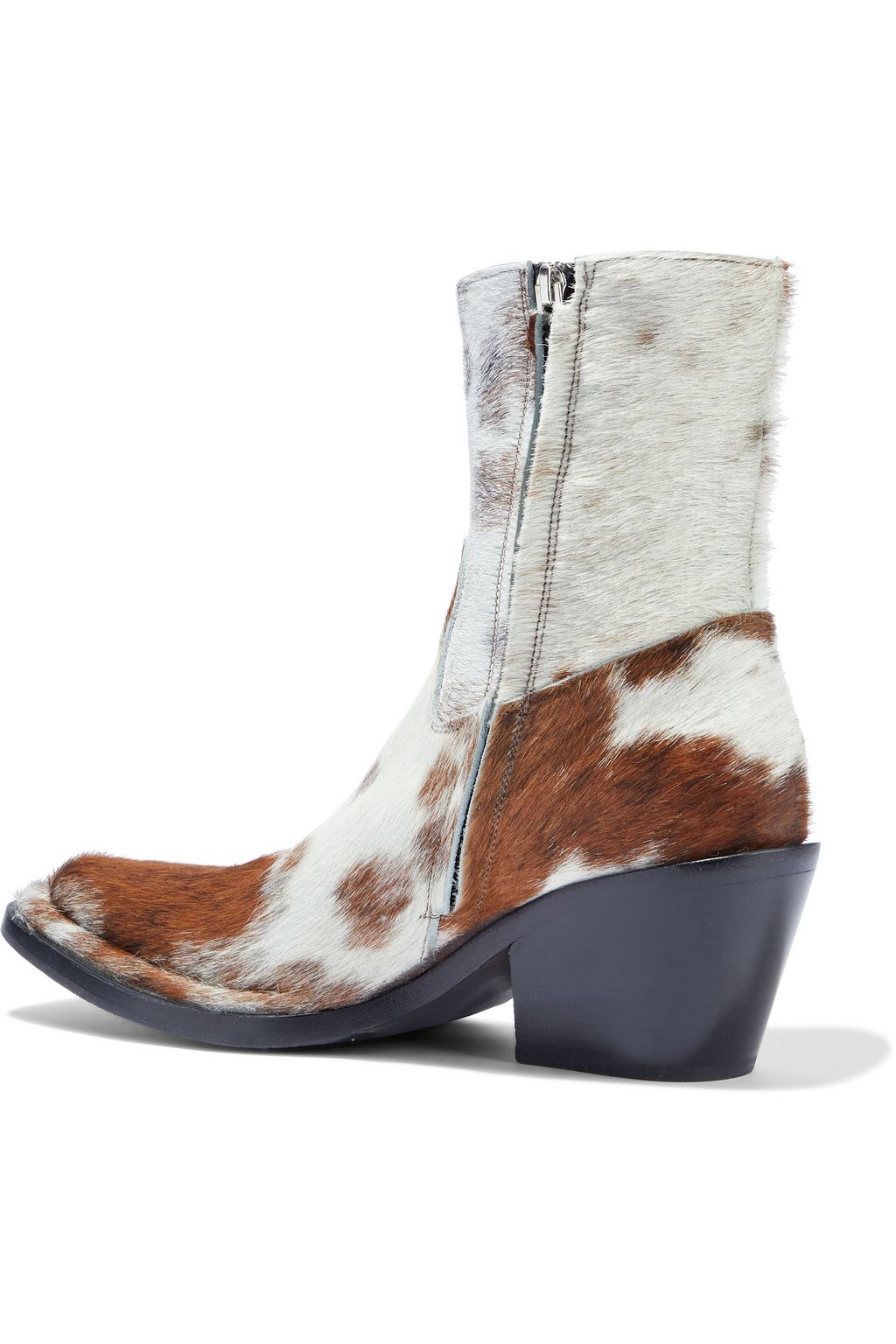 ACNE STUDIOS Calf hair ankle boots
