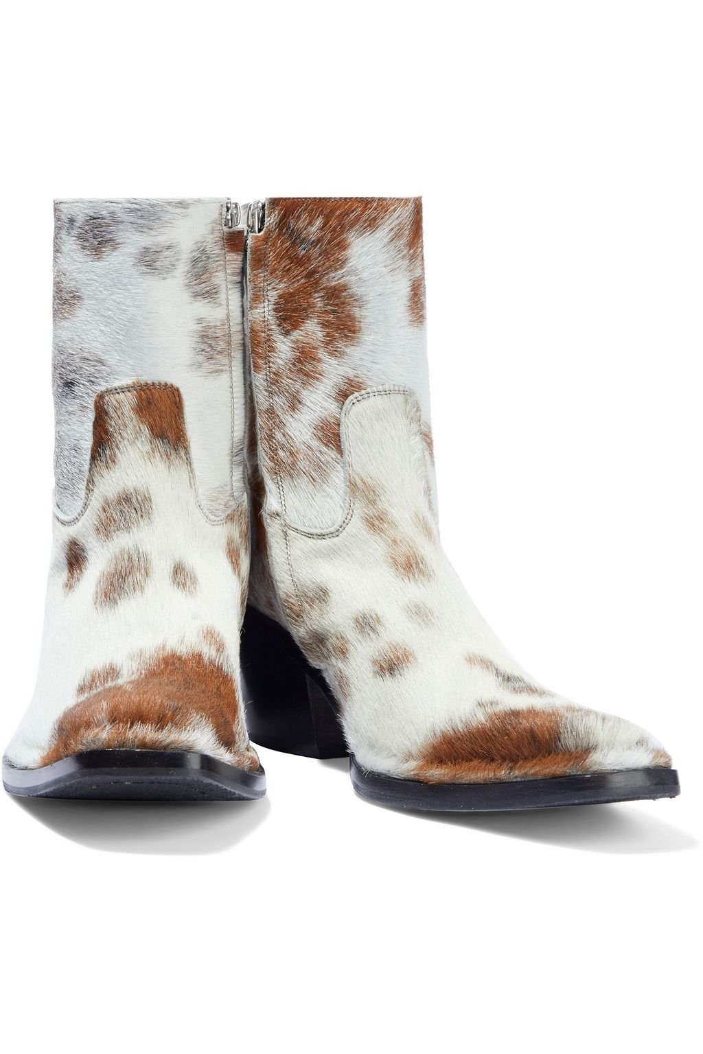 ACNE STUDIOS Calf hair ankle boots