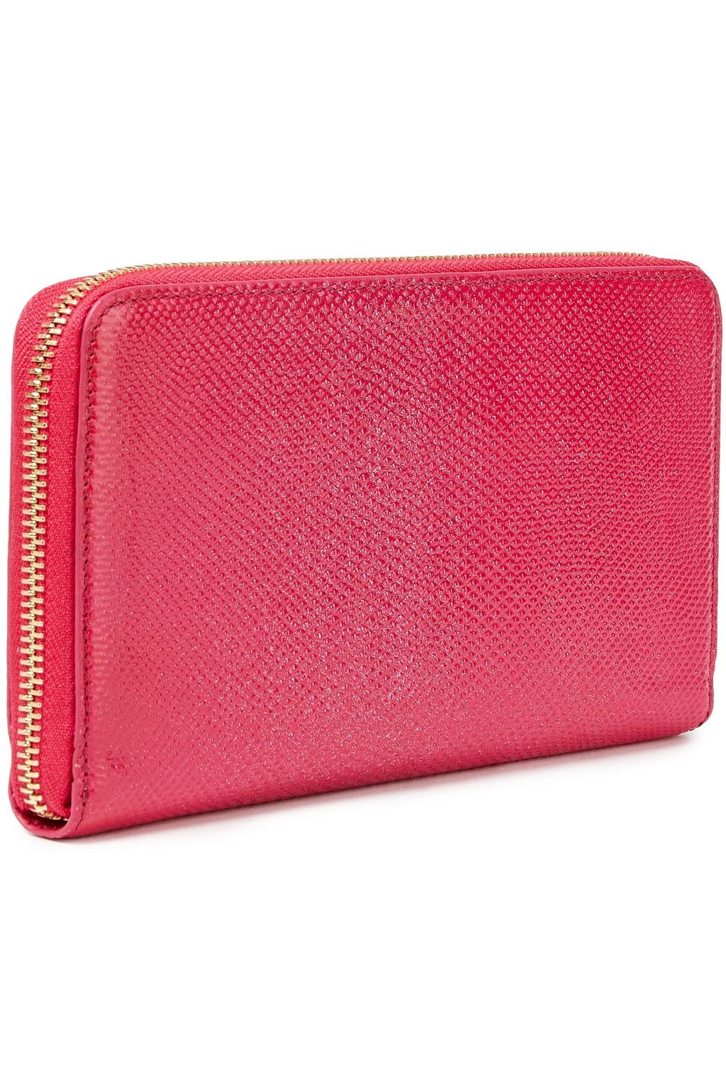 SERGIO ROSSI Portemonnaie aus Karungleder mit Glitter-Finish