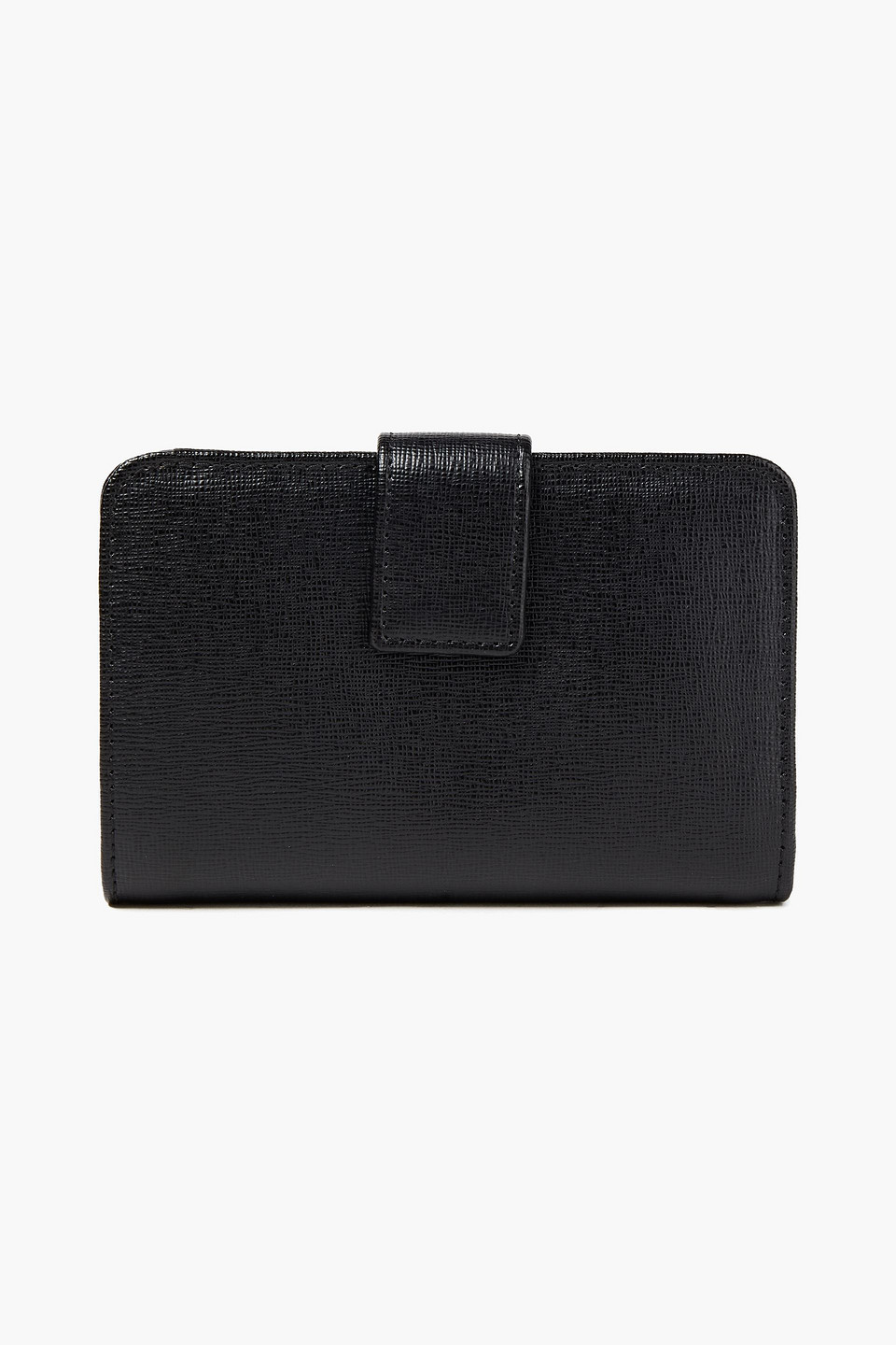 SERGIO ROSSI TEXTURED-LEATHER WALLET