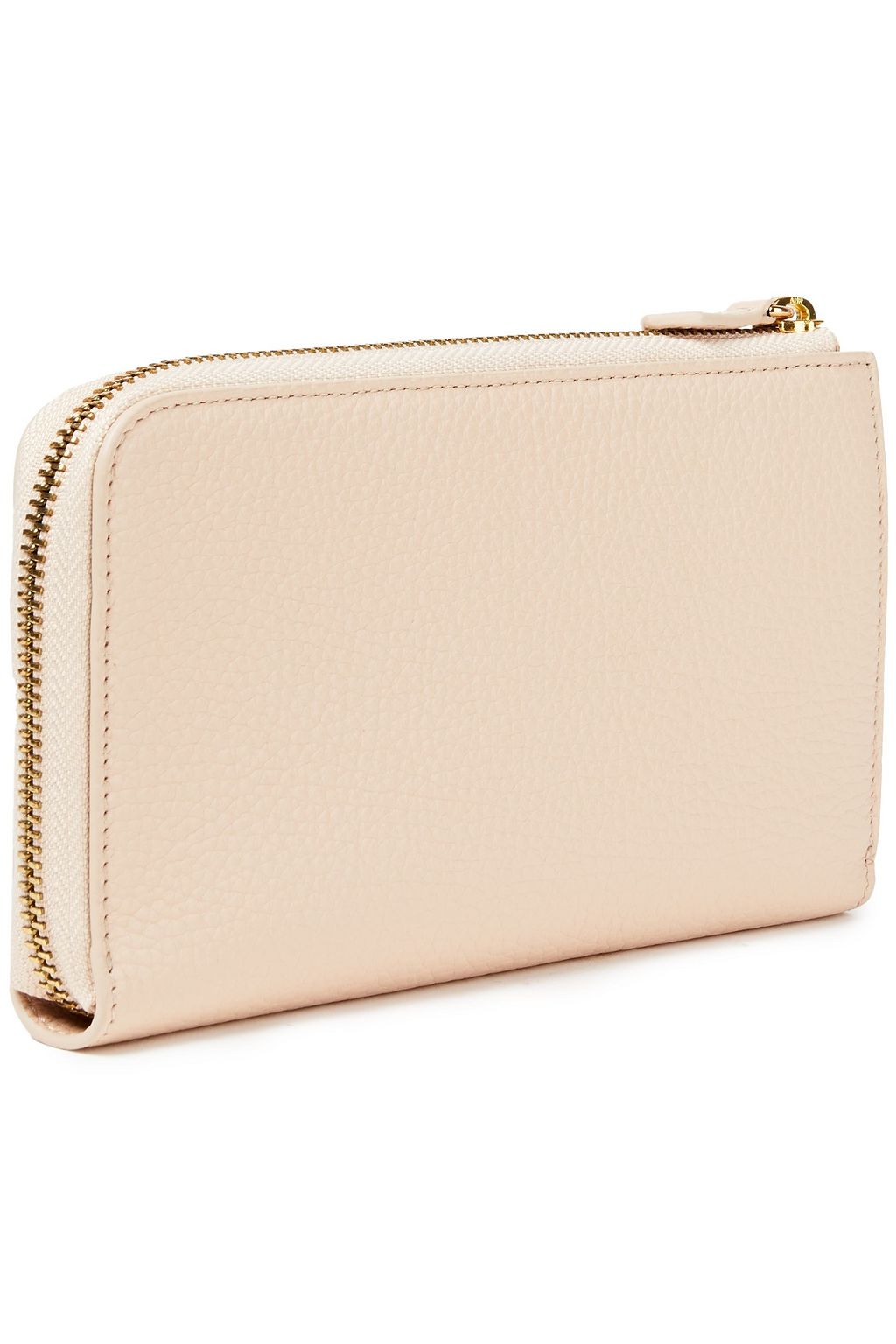 SERGIO ROSSI Pebbled-leather wallet