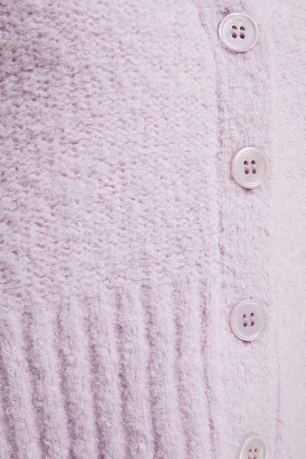 NICHOLAS Cropped bouclé-knit cardigan and tank set
