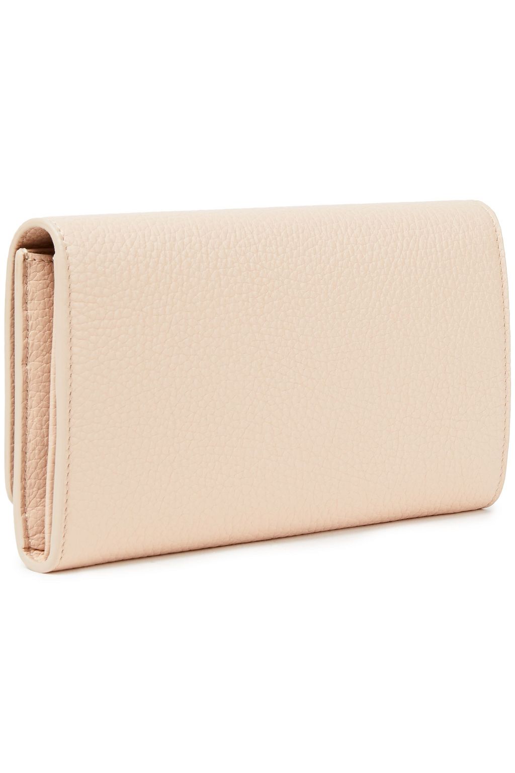 SERGIO ROSSI Pebbled-leather continental wallet