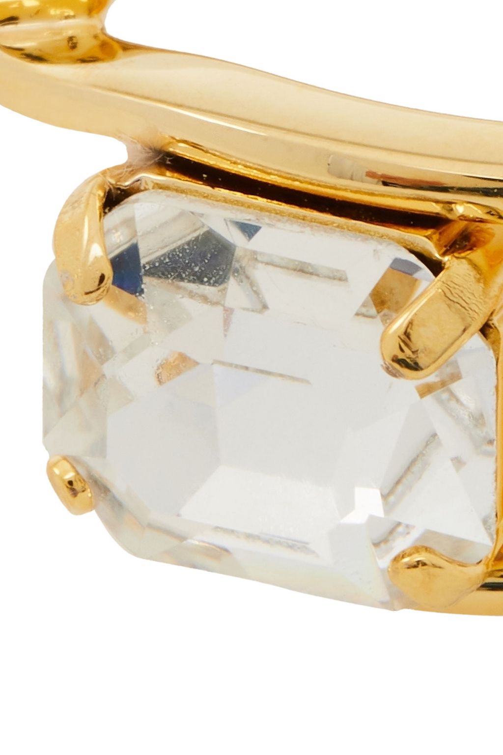 MM6 MAISON MARGIELA Gold-tone crystal ring