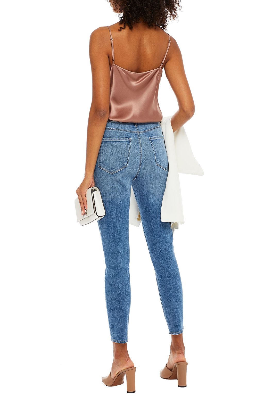 L'AGENCE Margot cropped high-rise skinny jeans