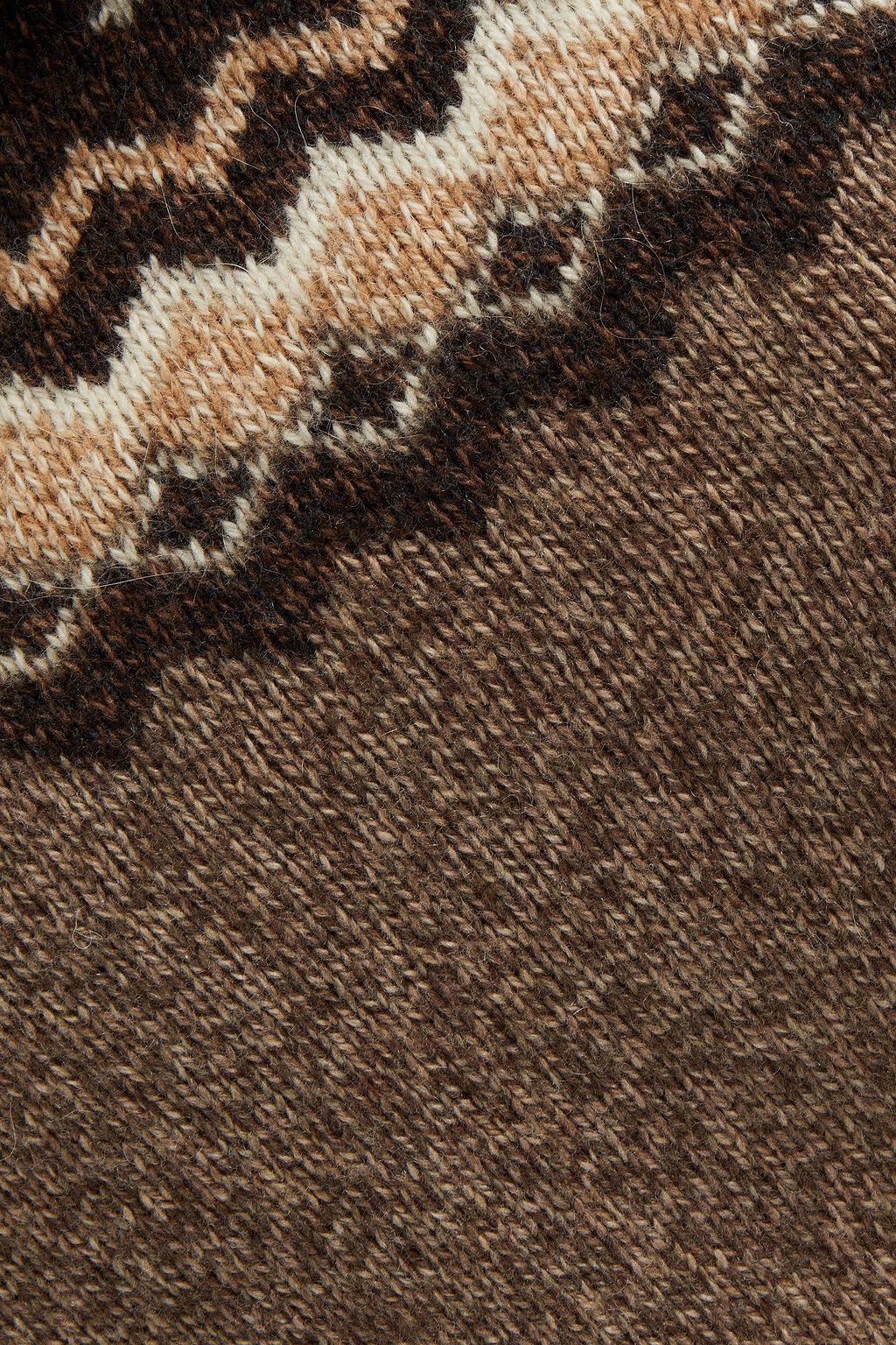 FRAME Fair Isle merino wool-blend sweater