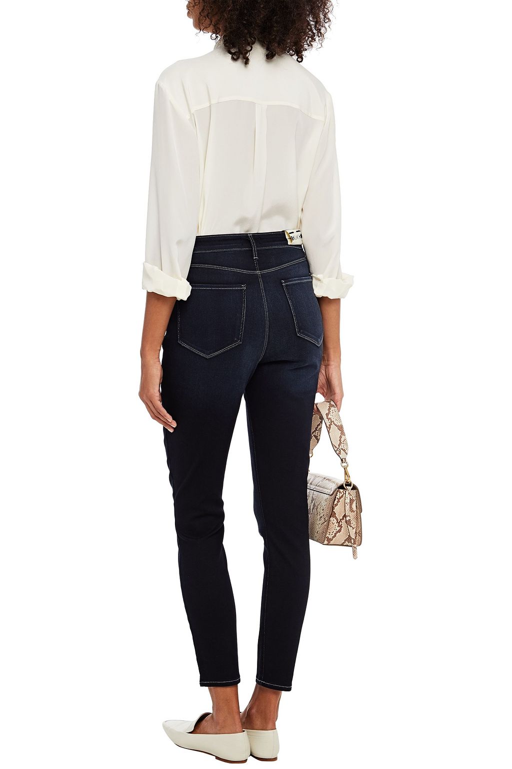 L'AGENCE Margot cropped highrise skinny jeans THE