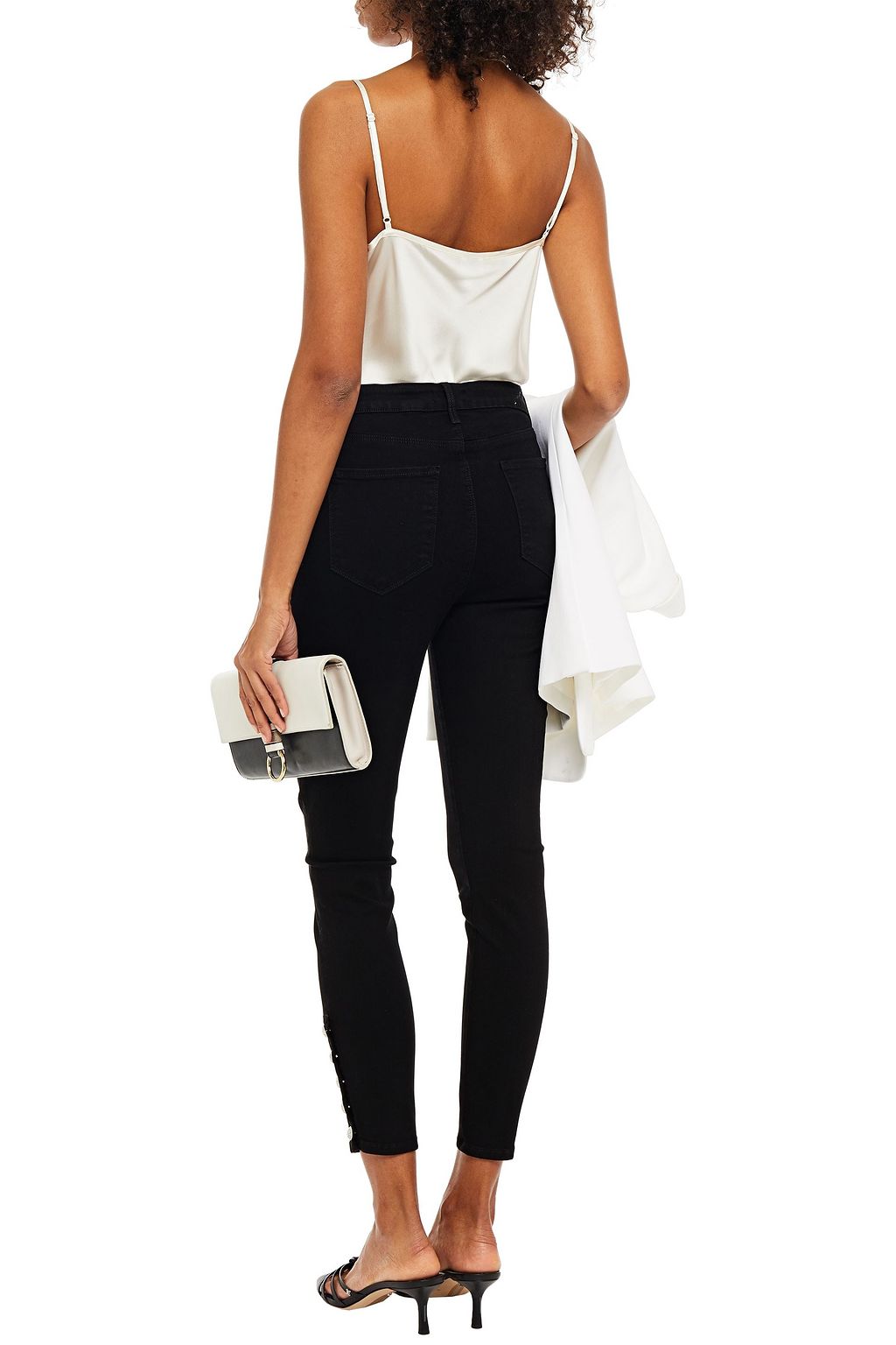 L'AGENCE Lindsey cropped high-rise skinny jeans