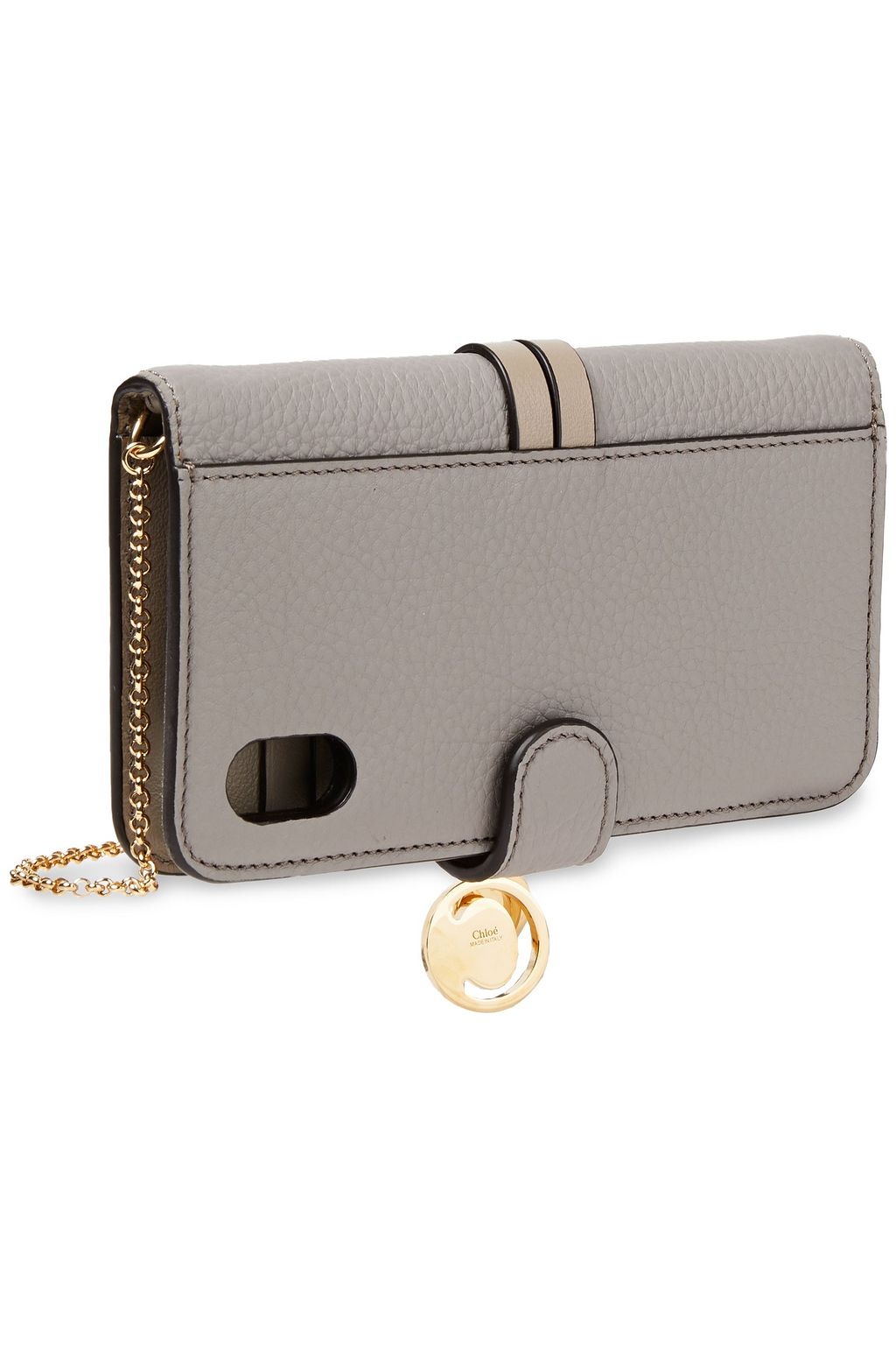 CHLOÉ Pebbled-leather iPhone X/XS case