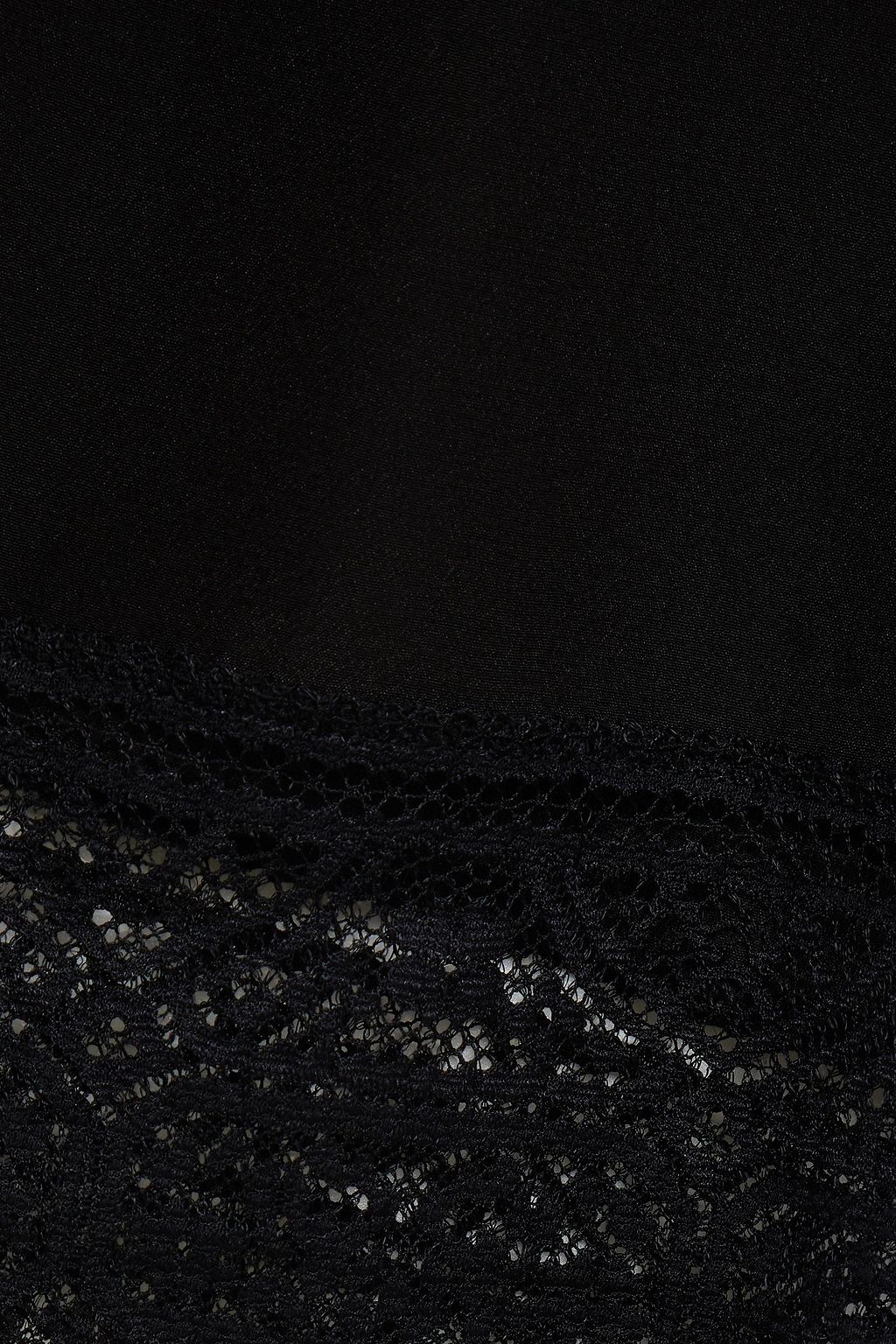 ERES Lace-trimmed silk crepe de chine pajama shorts