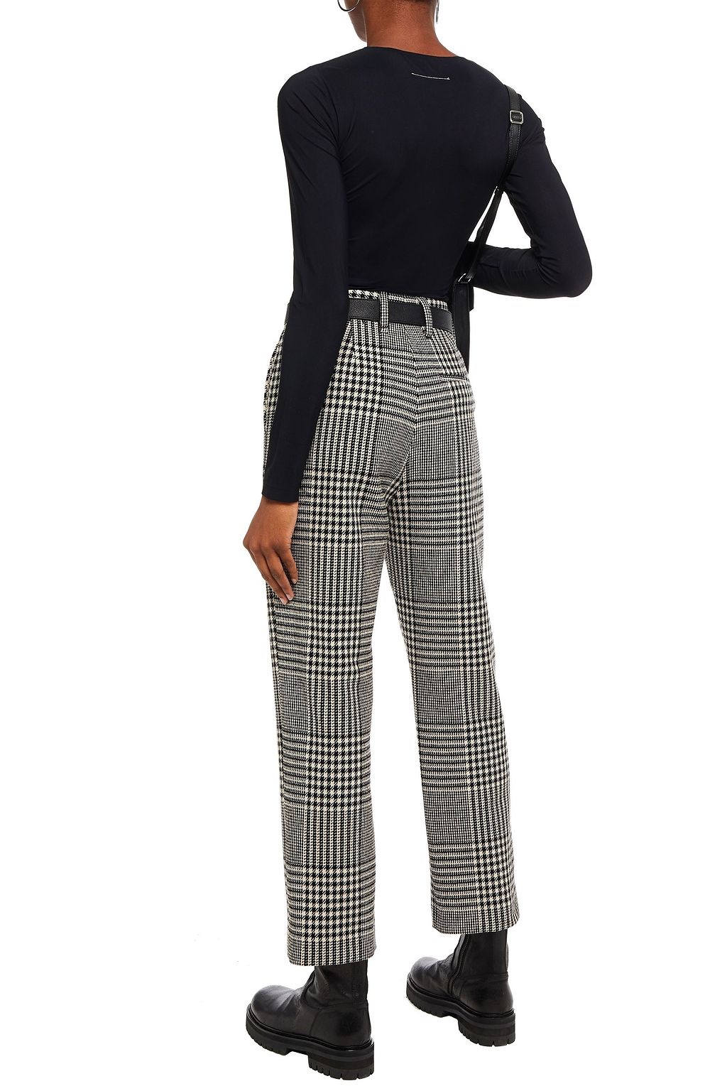 MM6 MAISON MARGIELA Karottenhose aus einer Wollmischung mit Glencheck-Muster