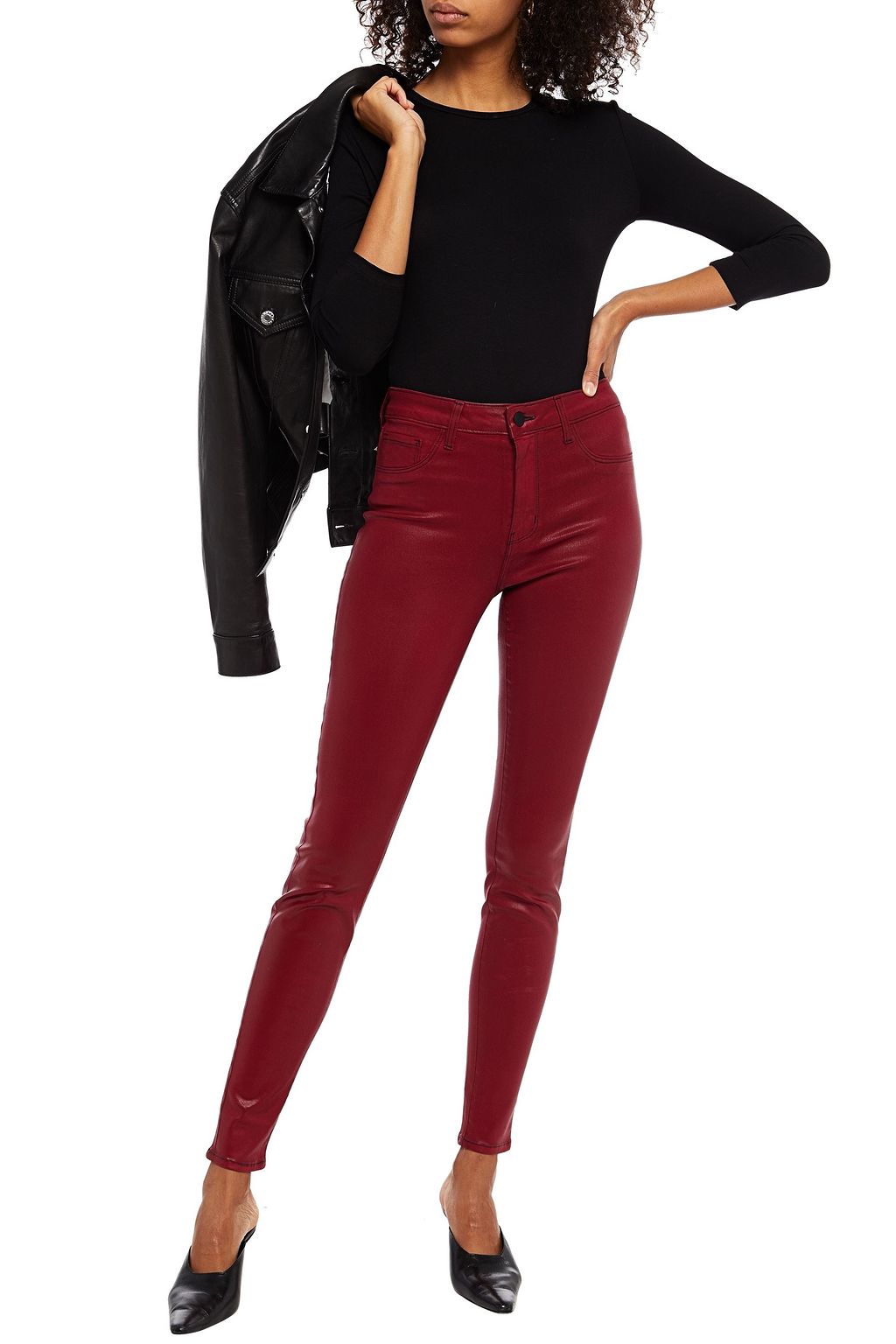 L'AGENCE Linda stretch-jersey bodysuit