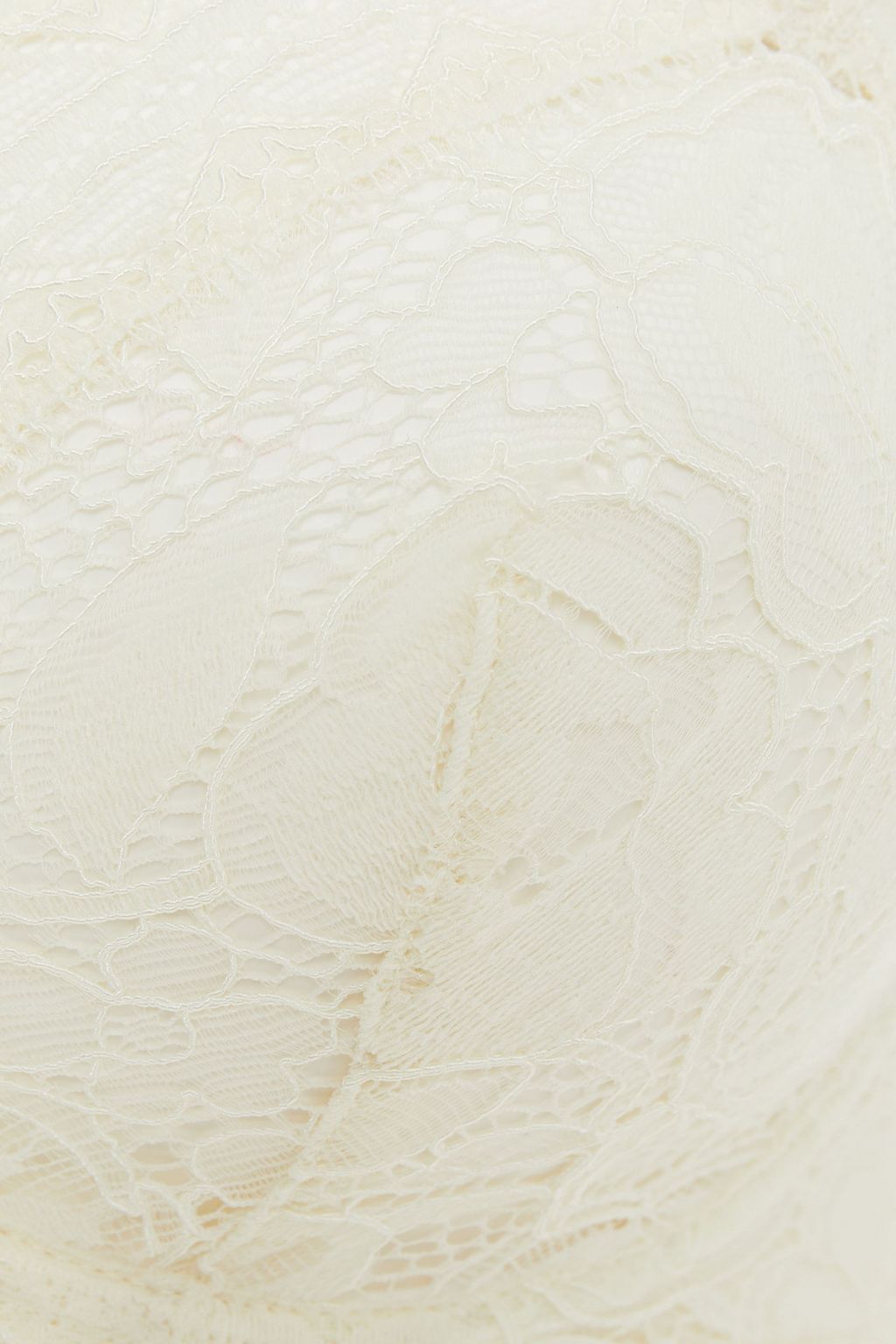 ERES Satin-trimmed corded lace underwired bra