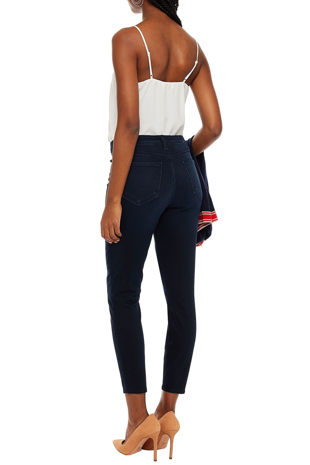 L'AGENCE Margot cropped high-rise skinny jeans