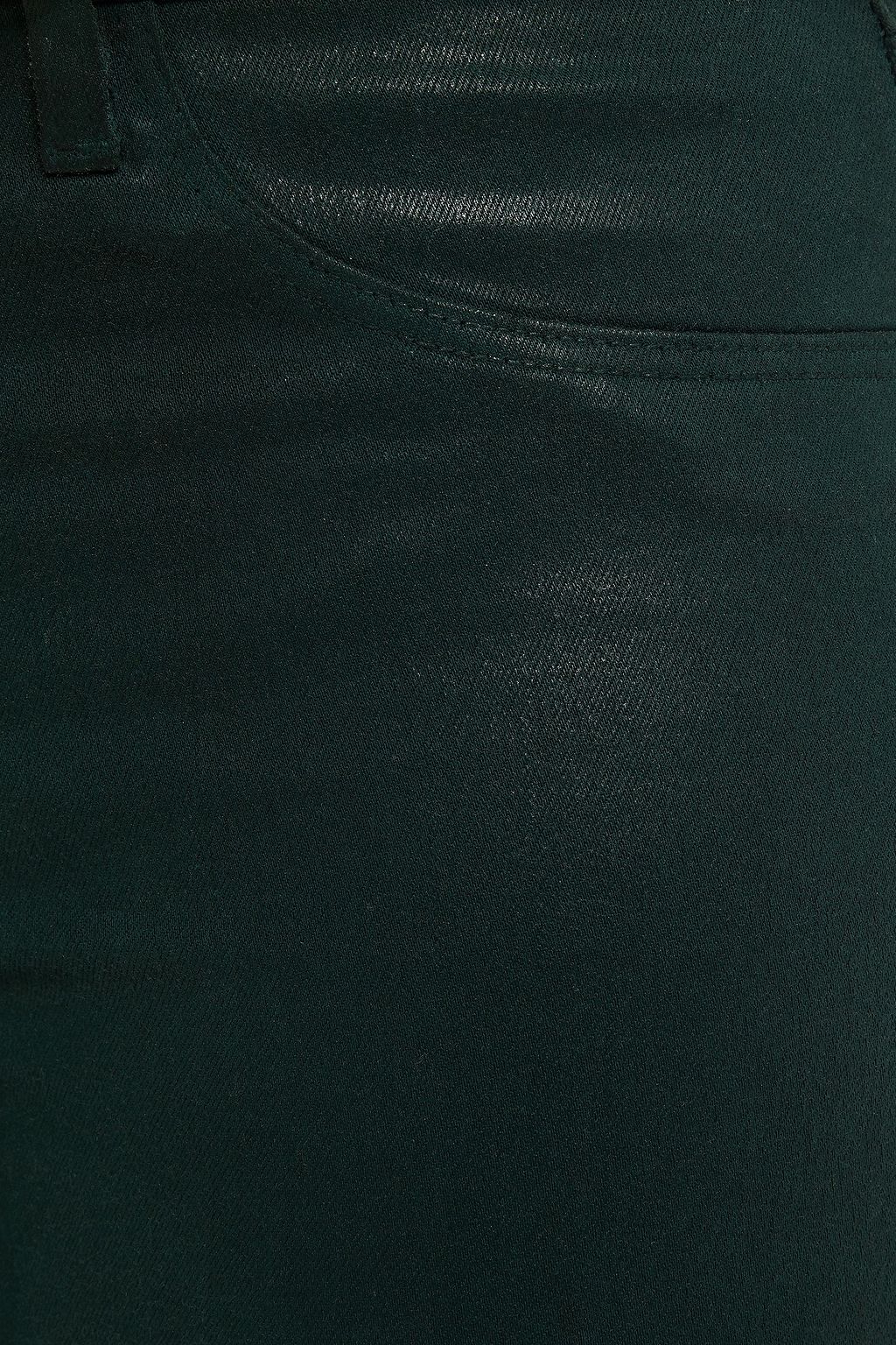 L'AGENCE Margeurite coated high-rise skinny jeans