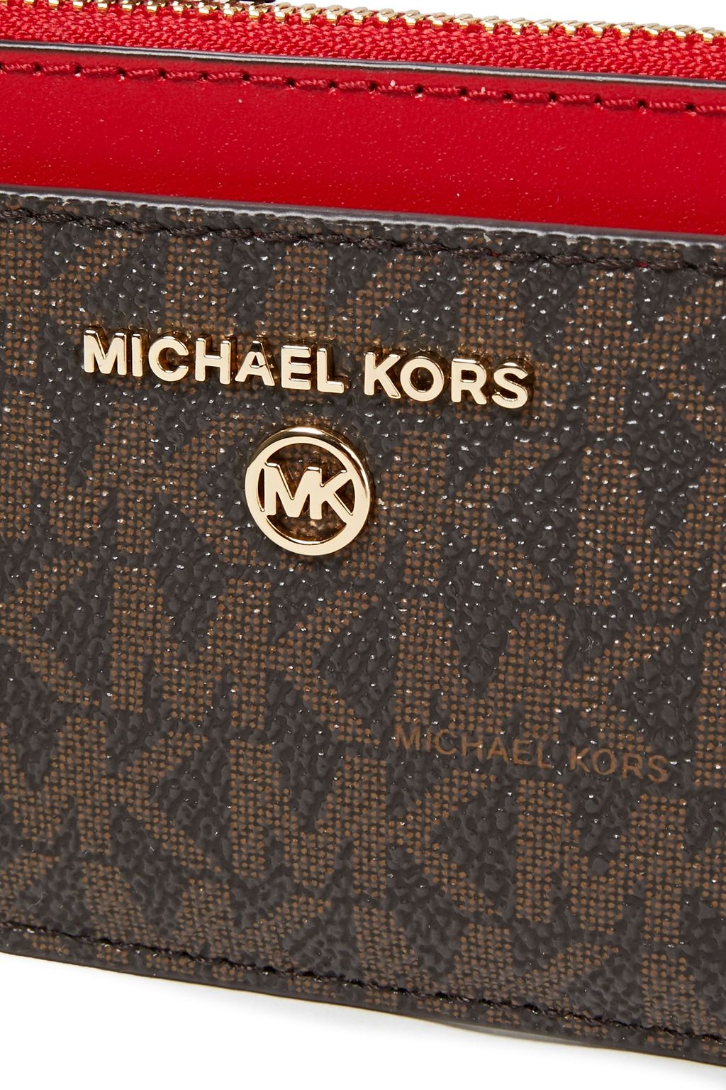 MICHAEL MICHAEL KORS Zweifarbiges Portemonnaie aus Kunstleder mit Print