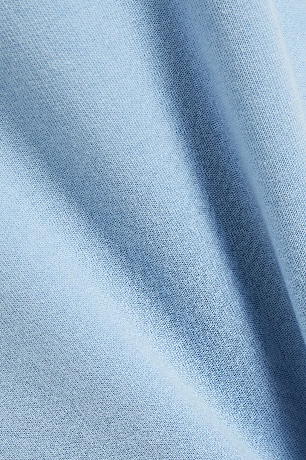 GANNI Mélange cotton-blend fleece sweatshirt