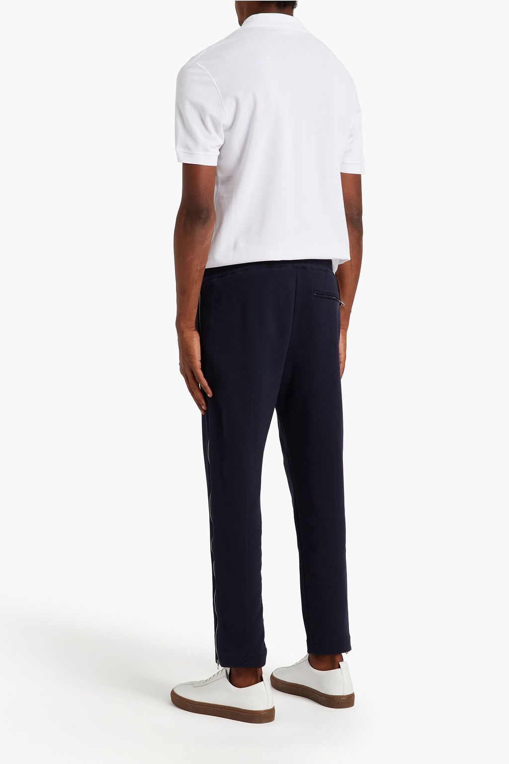 MCQUEEN Tapered cotton-fleece sweatpants