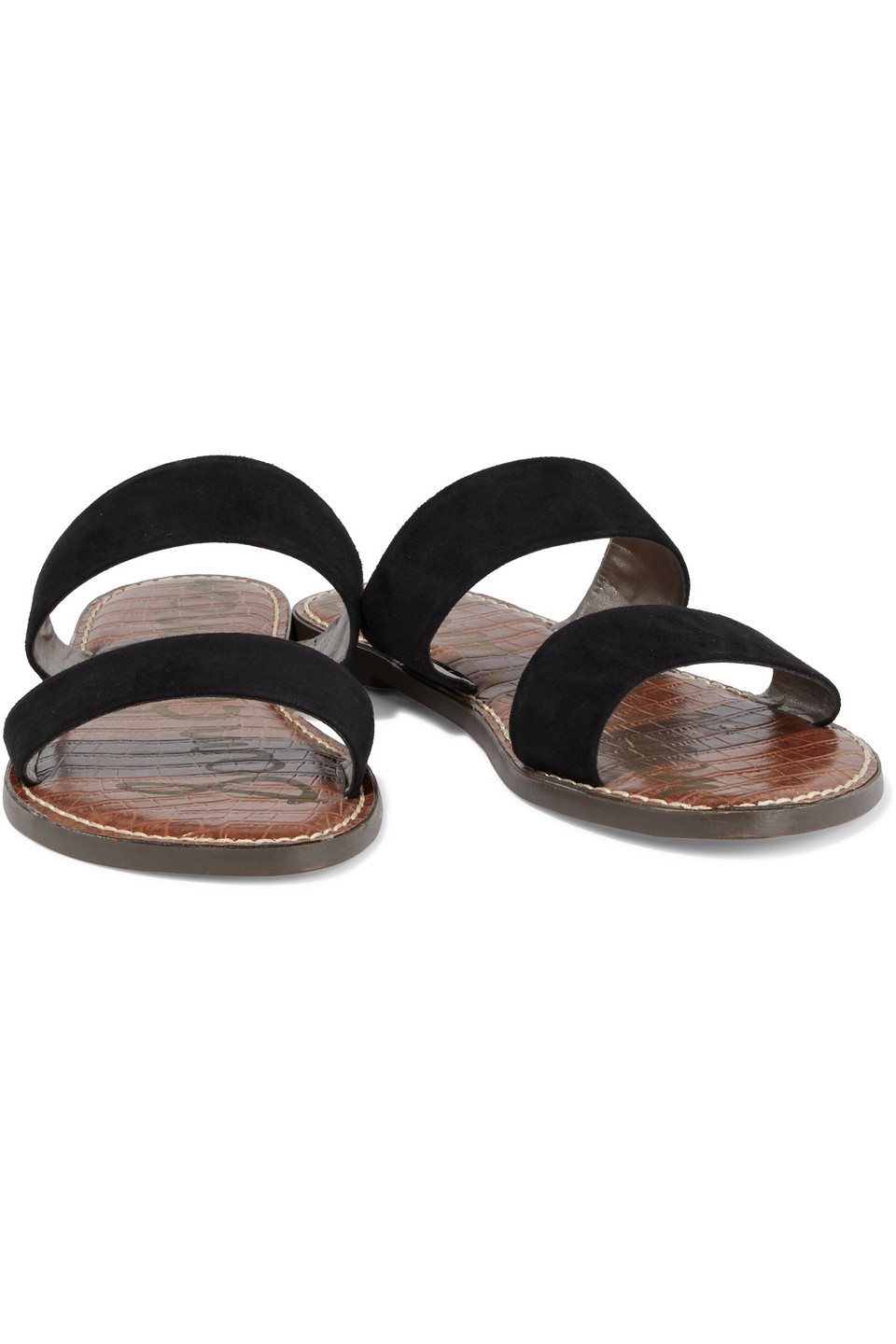 Sam Edelman Gala Two Strap Slide Sandal In Black