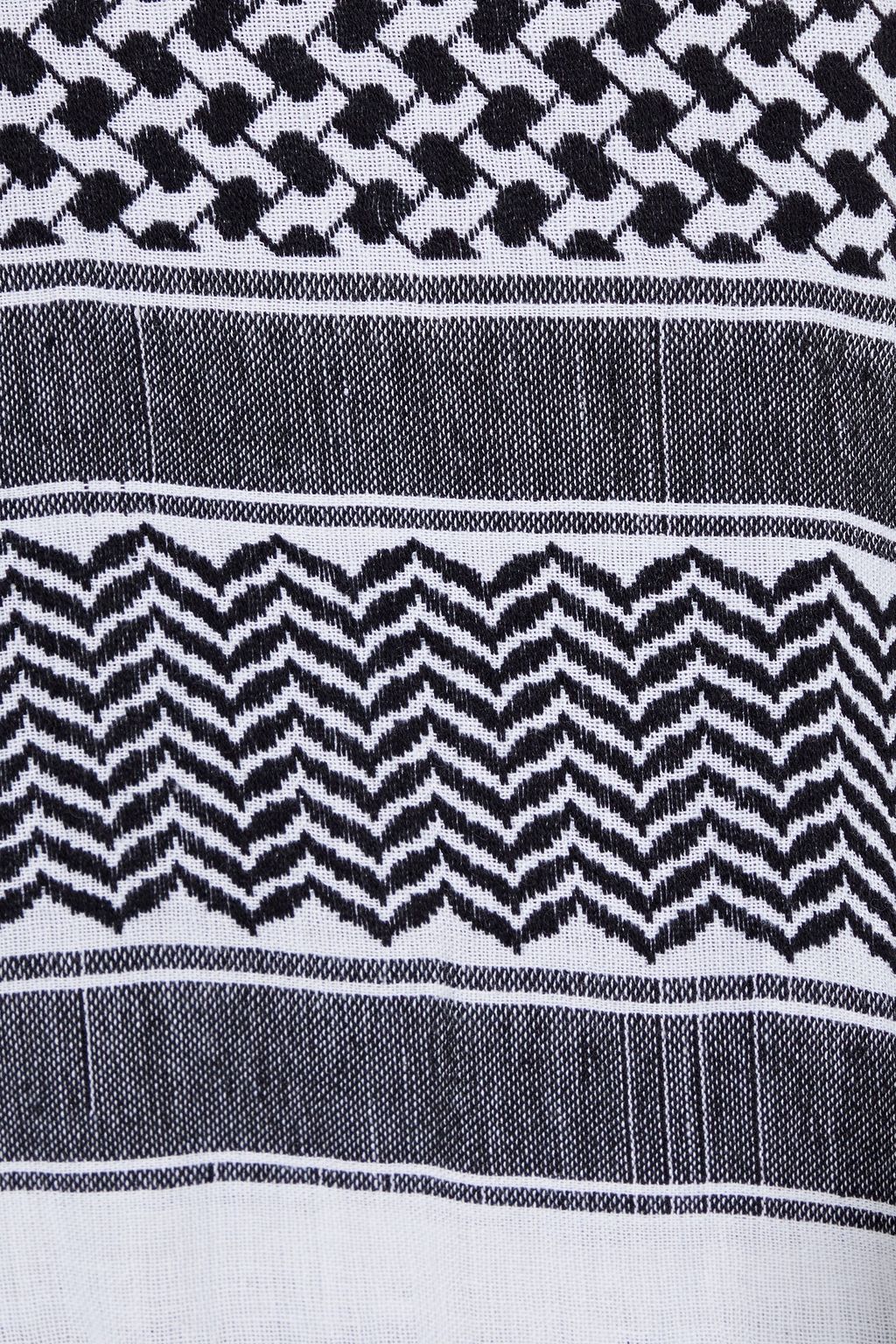 SUMMERY COPENHAGEN Gathered cotton-jacquard mini dress