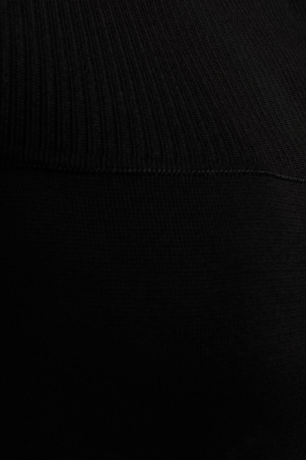 VICTORIA BECKHAM Off-the-shoulder stretch-knit midi dress