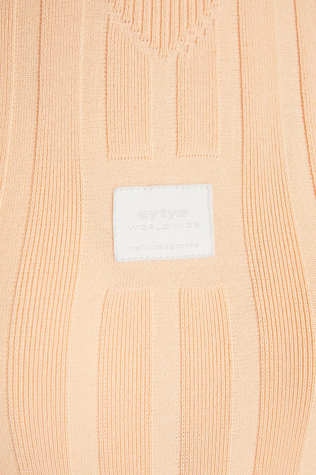 EYTYS Wizo ribbed cotton-blend mini dress