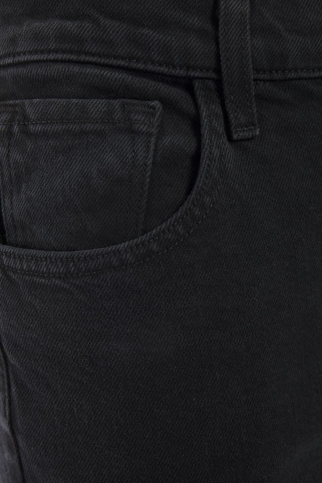 J BRAND Frayed mid-rise flared jeans