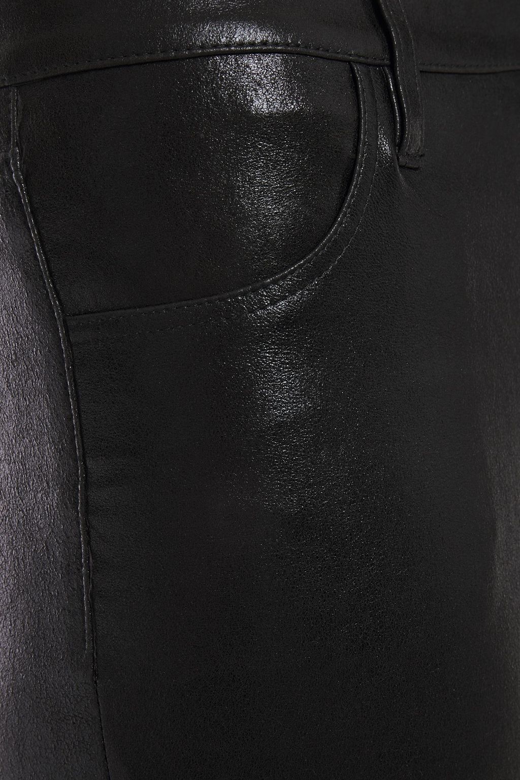 J BRAND Edita glossed stretchleather leggings THE