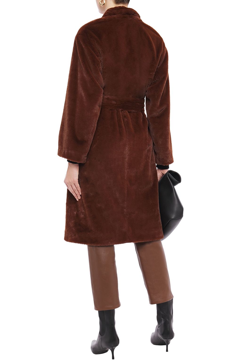 VINCE. Faux-fur coat