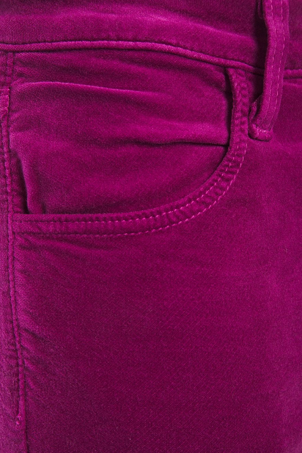 J BRAND コットン混ベルベット スキニー パンツ