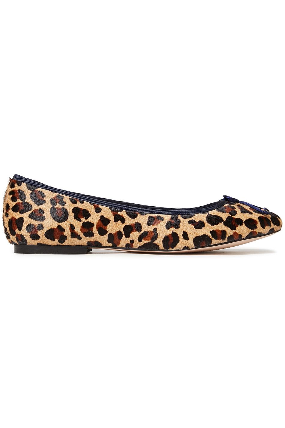 leopard ballerina flats