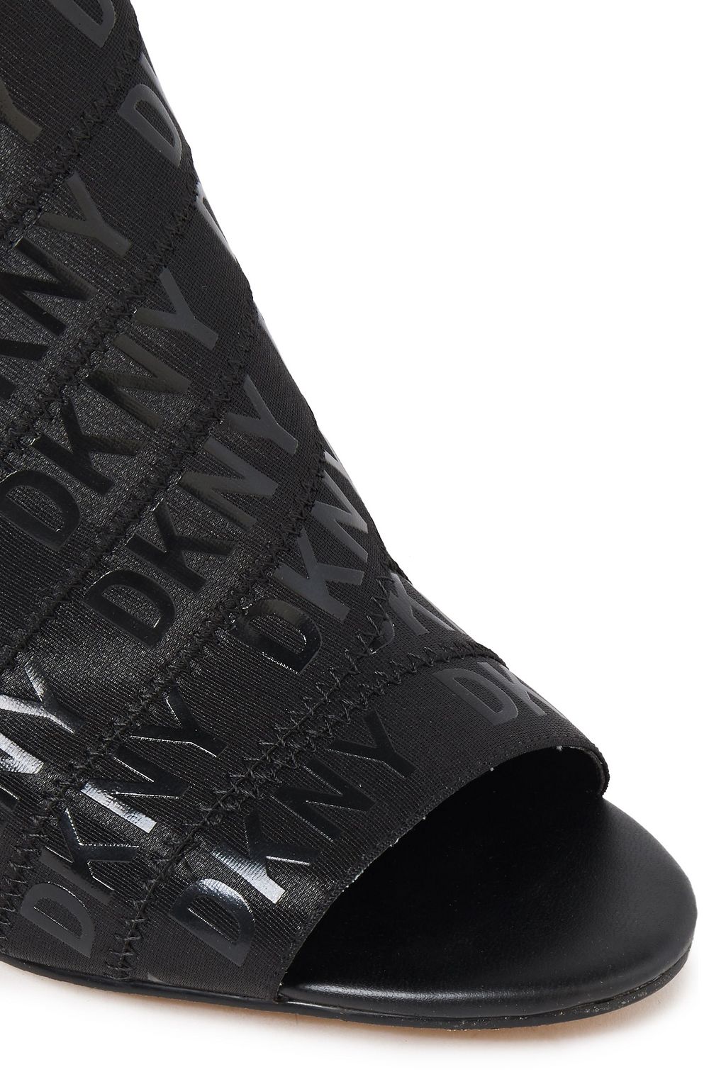 DKNY Printed stretch-knit ankle boots