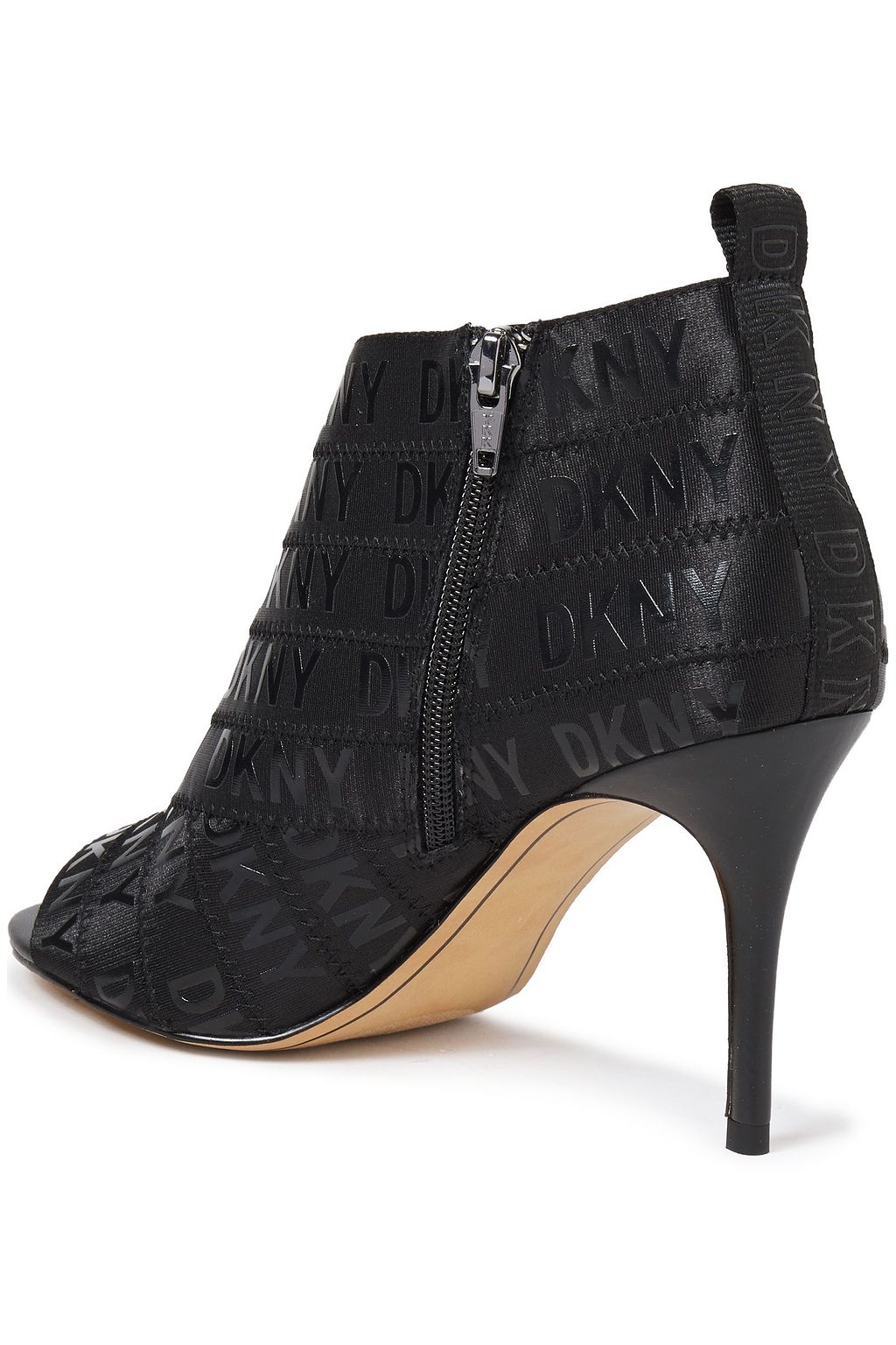 DKNY Printed stretch-knit ankle boots
