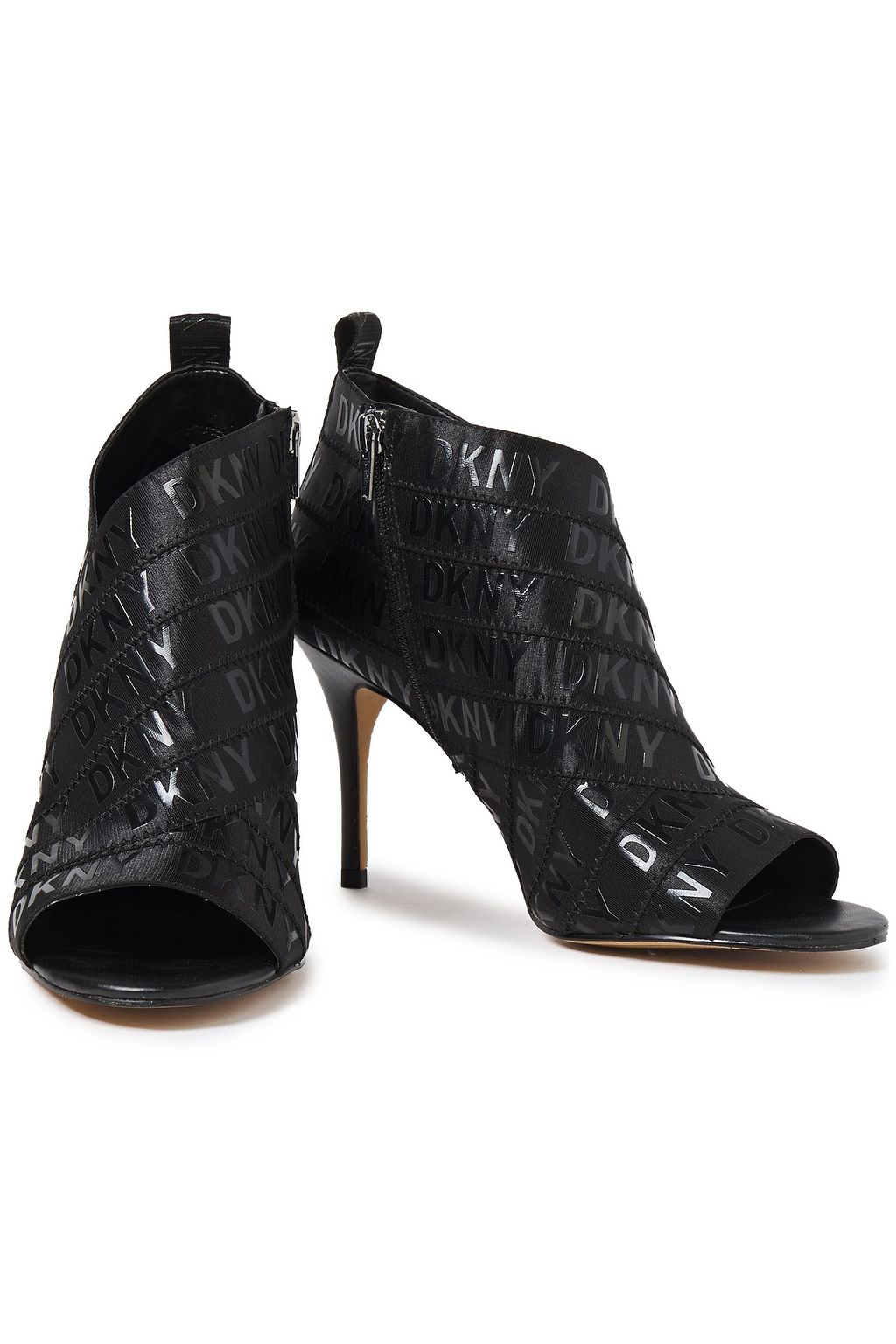 DKNY Printed stretch-knit ankle boots