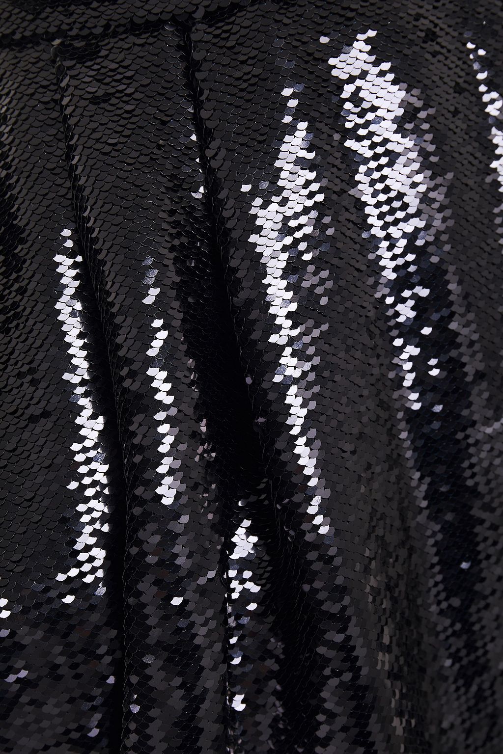 ALEXANDRE VAUTHIER Draped sequined crepe mini skirt