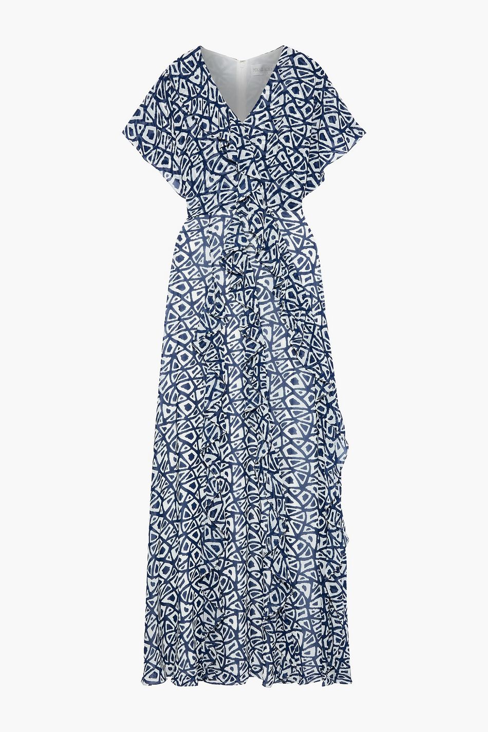 printed georgette maxi dress