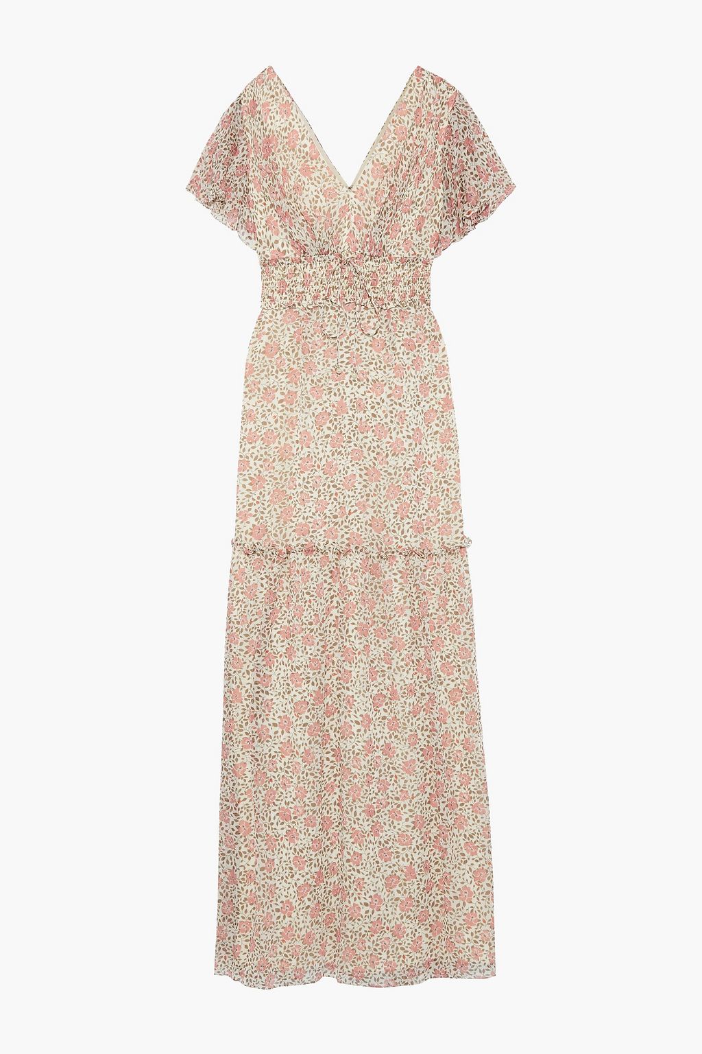 printed georgette maxi dress