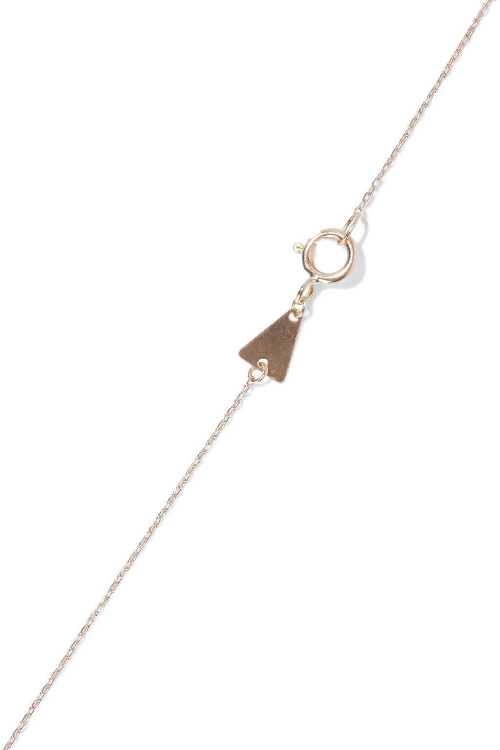 ADINA REYTER 14-karat gold diamond necklace