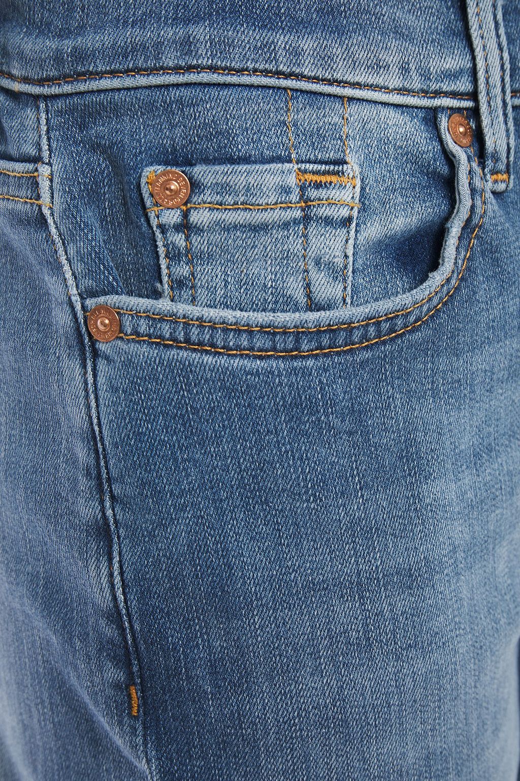 7 FOR ALL MANKIND Ellis mid-rise slim-leg jeans