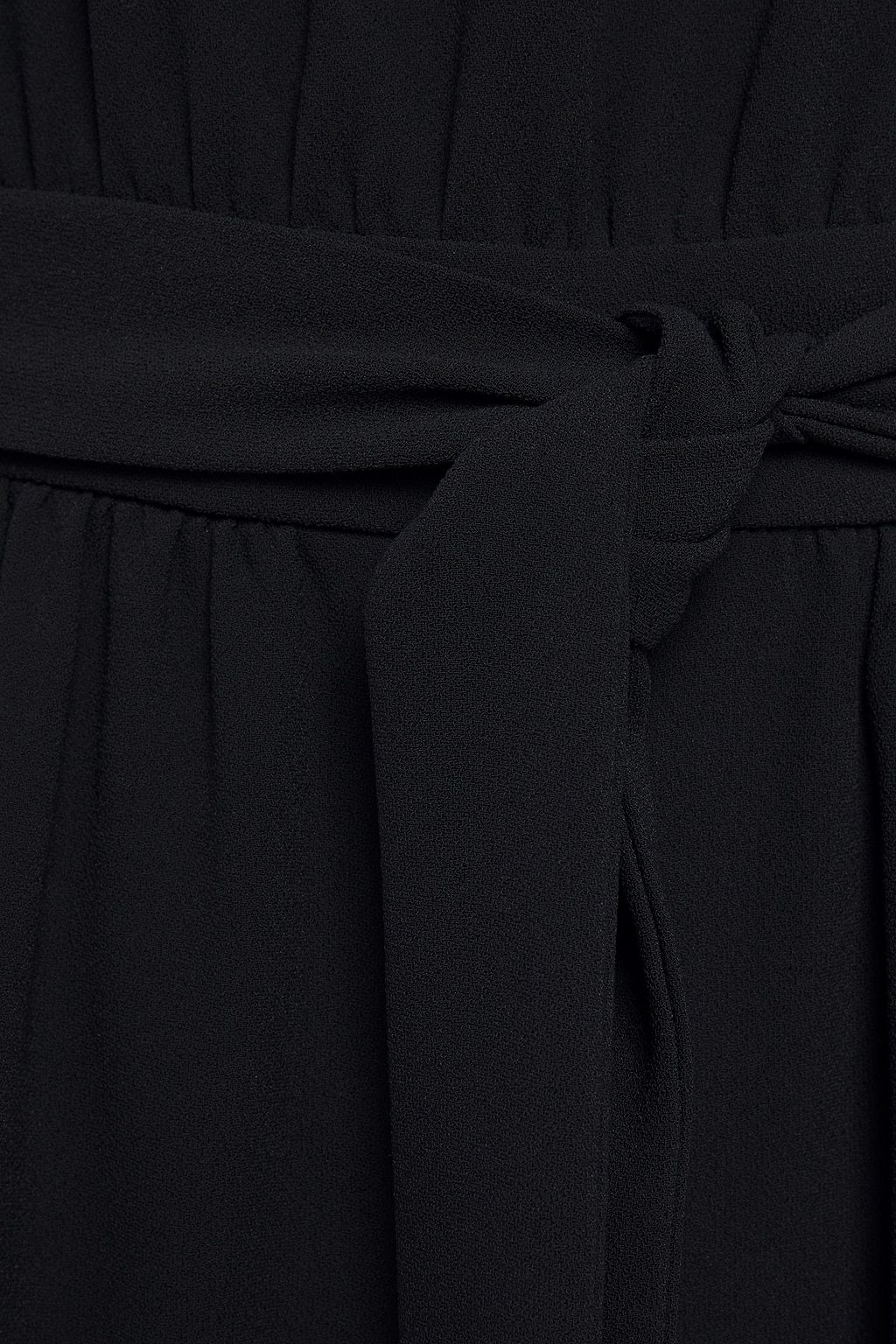 IRO Diaparly belted gathered crepe jumpsuit