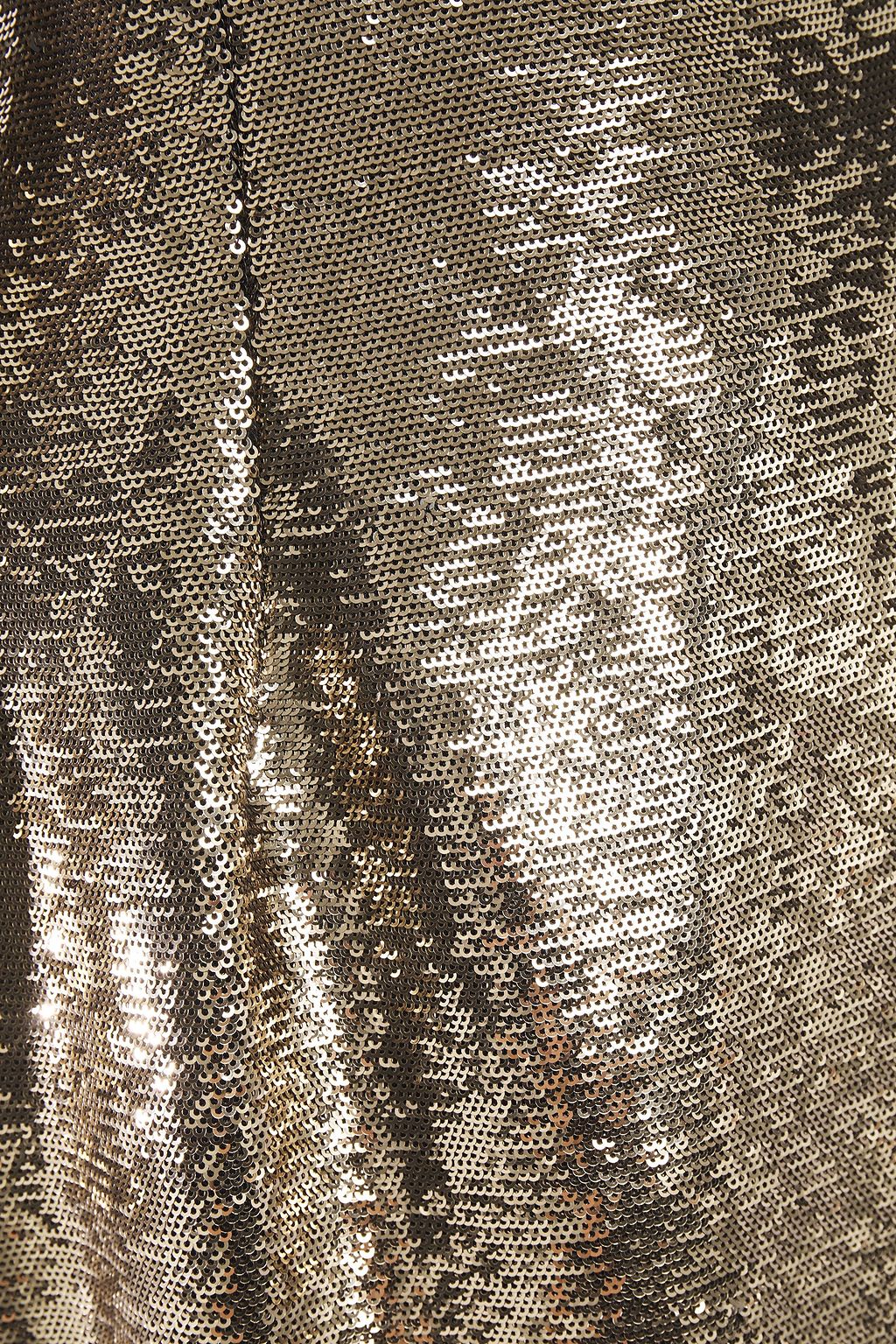ALEXANDRE VAUTHIER Gathered sequined mesh mini dress