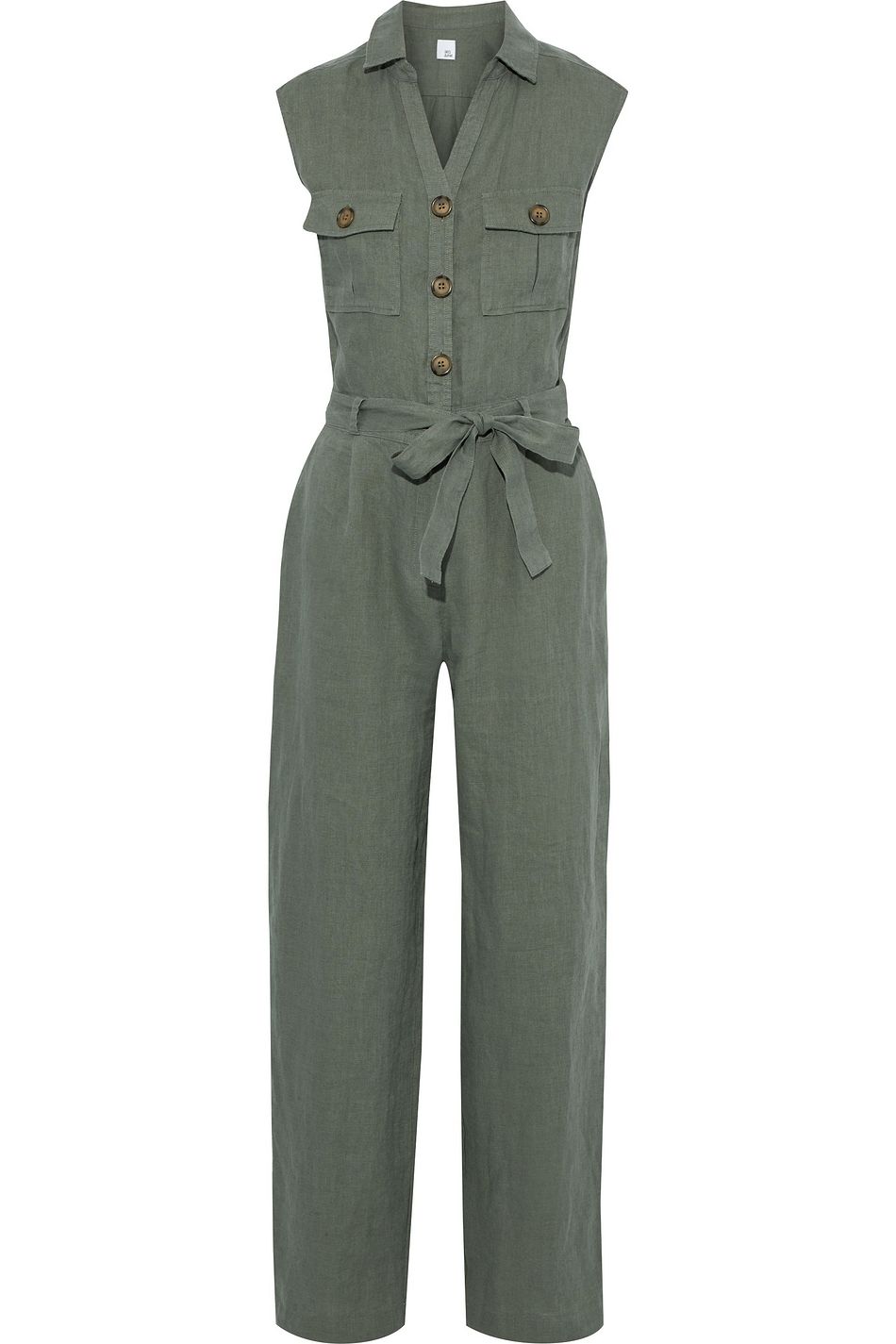 rachel zoe linen jumpsuit