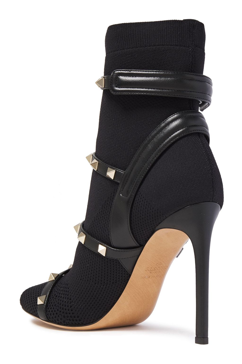 valentino rockstud sock booties