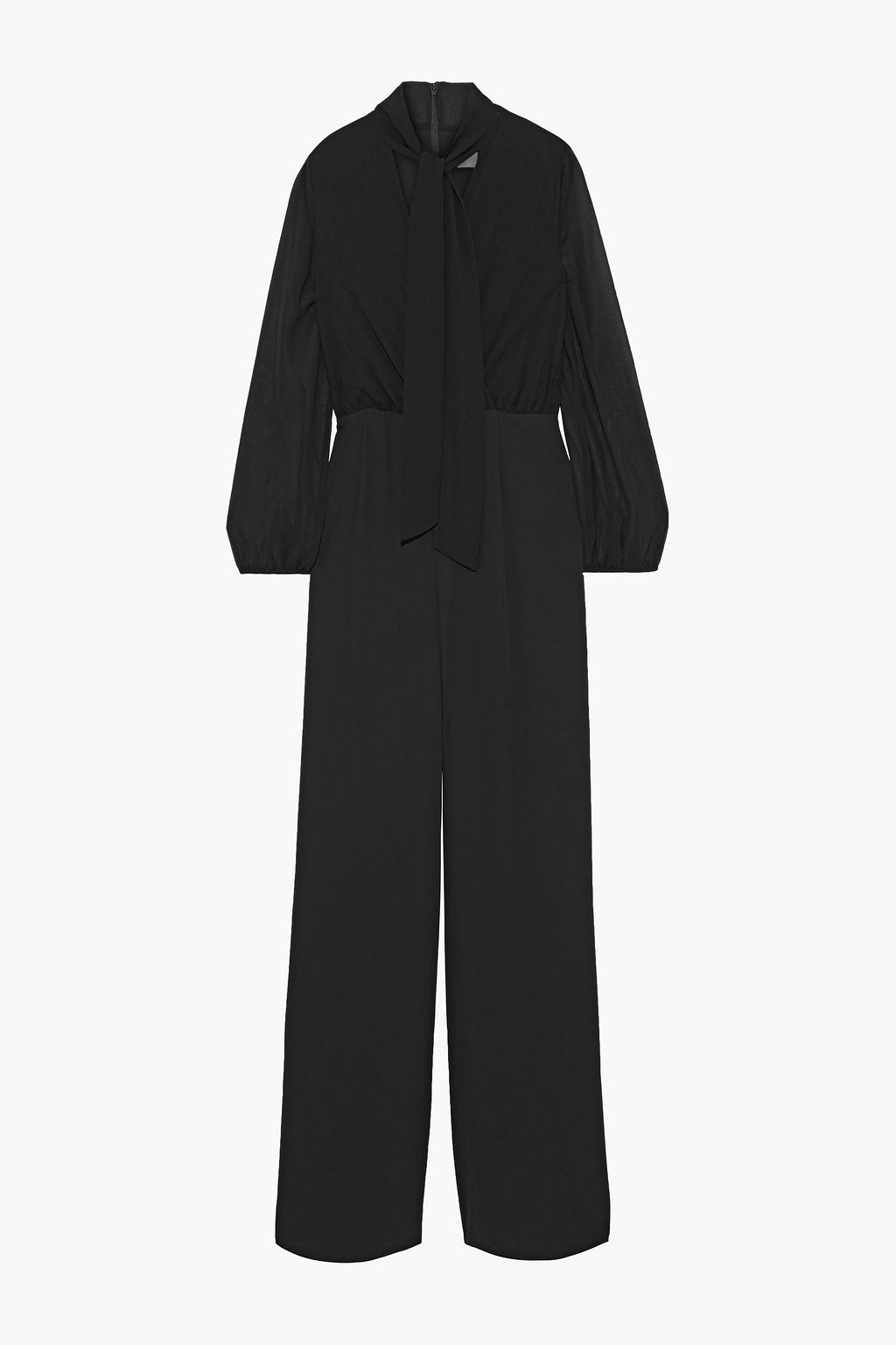 crepe full leg jumpsuit