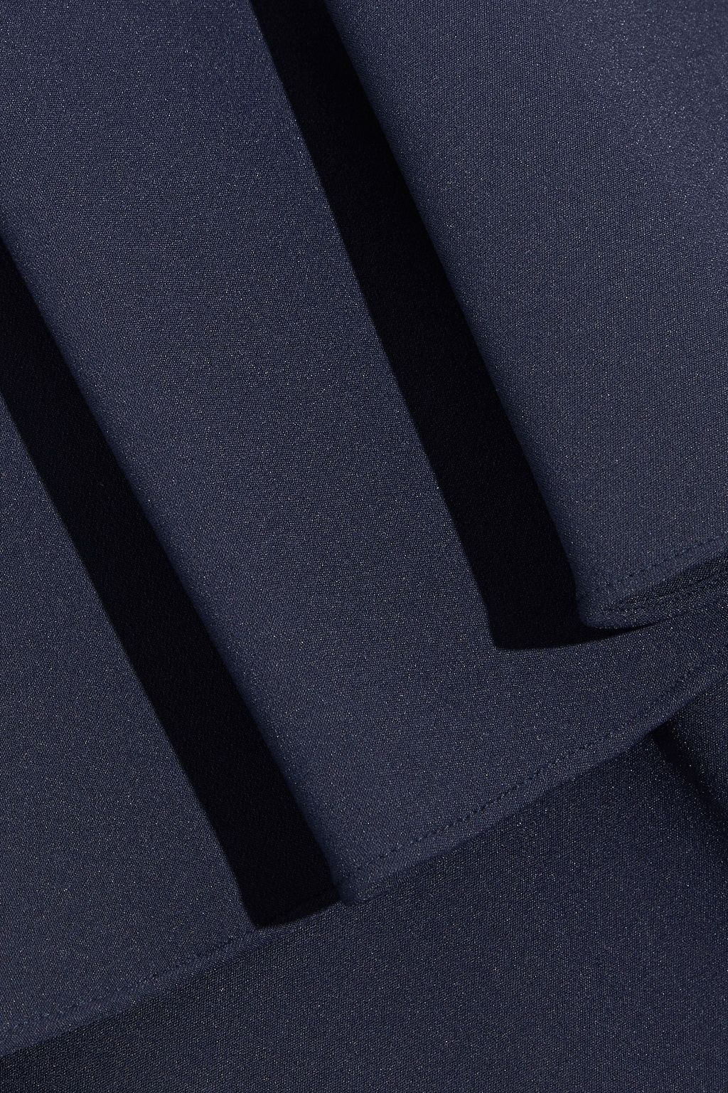 MIKAEL AGHAL Gathered cady peplum dress