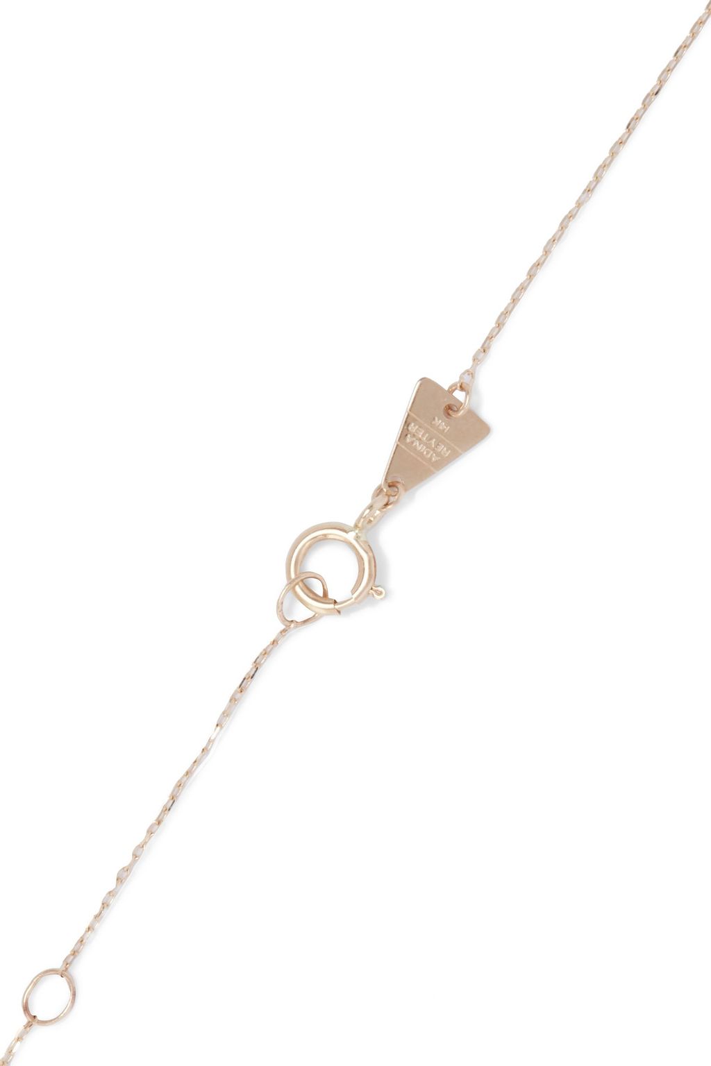 ADINA REYTER 14-karat gold diamond necklace