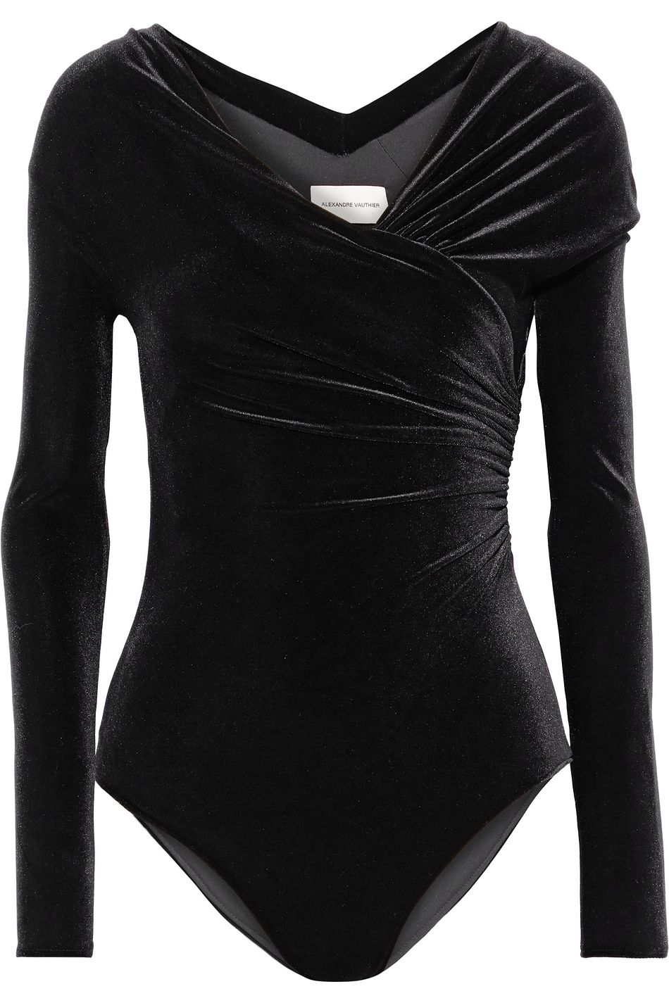 white velvet bodysuit