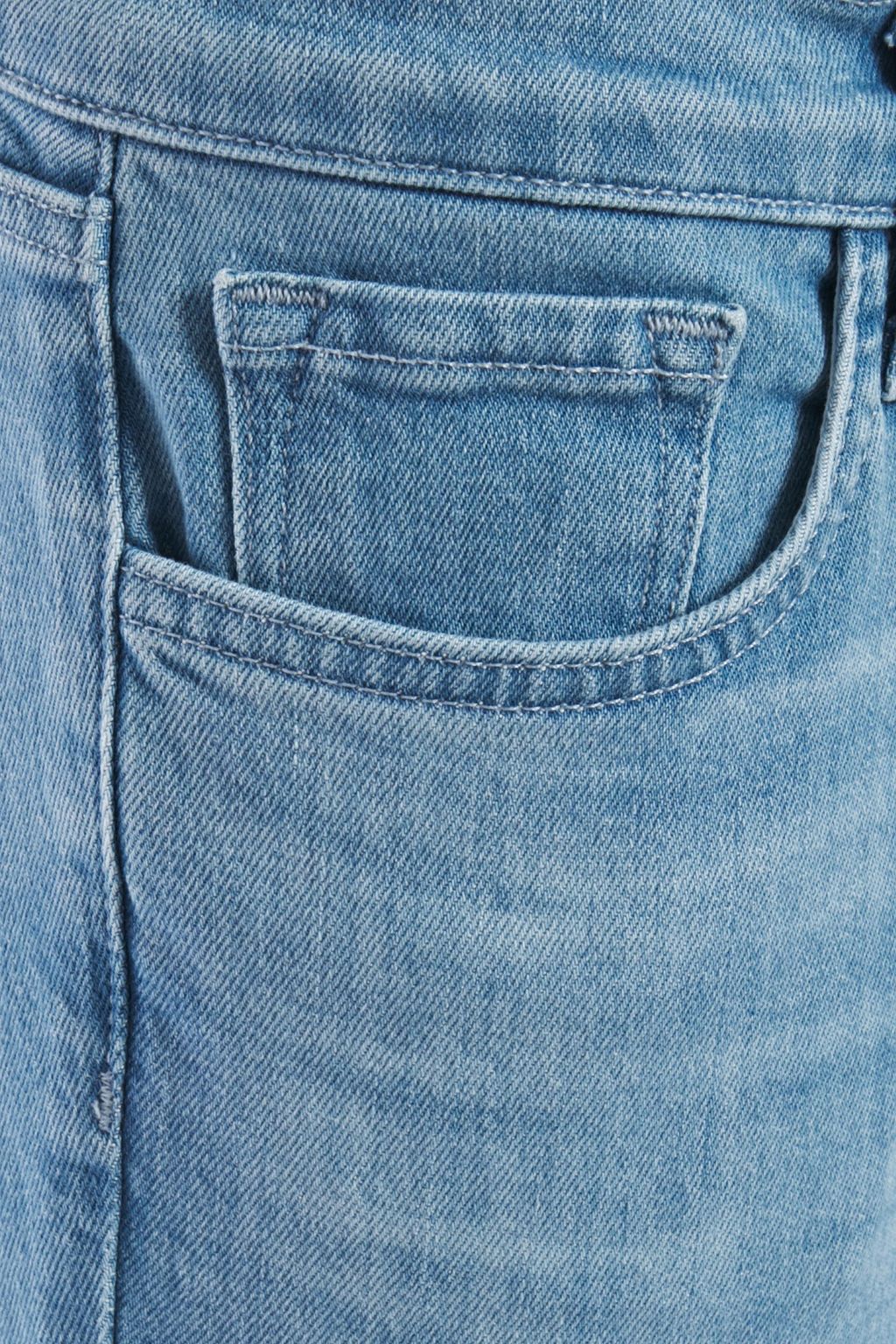 J BRAND Distressed mid-rise slim-leg jeans
